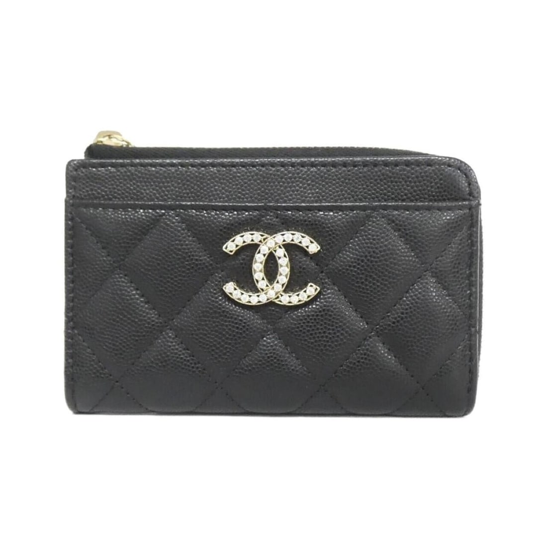 Chanel AP4558 Business Card Holder/Card Case: --- Catalog ---Category: DesignType: Card caseColor: BlackGender: WomenMaterial: Grained Calfskin Category: GeneralBrand: ChanelModel: AP4558Category: Physical PropertiesSize (HxWxD): 8cm x 13cm x 2cm