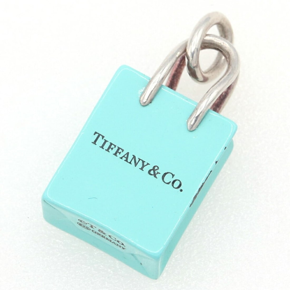 Tiffany & Co. pendant top bag, Blue, SV, sterling silver 925 head necklace, shopper, women's,: --- Catalog ---Category: DesignColor: Blue, SilverGender: WomenMaterial: Sterling silver 925Necklace Type: PendantCategory: GeneralBrand: Tiffany--- Item List ---Section: ConditionRanking: Rank AB Use