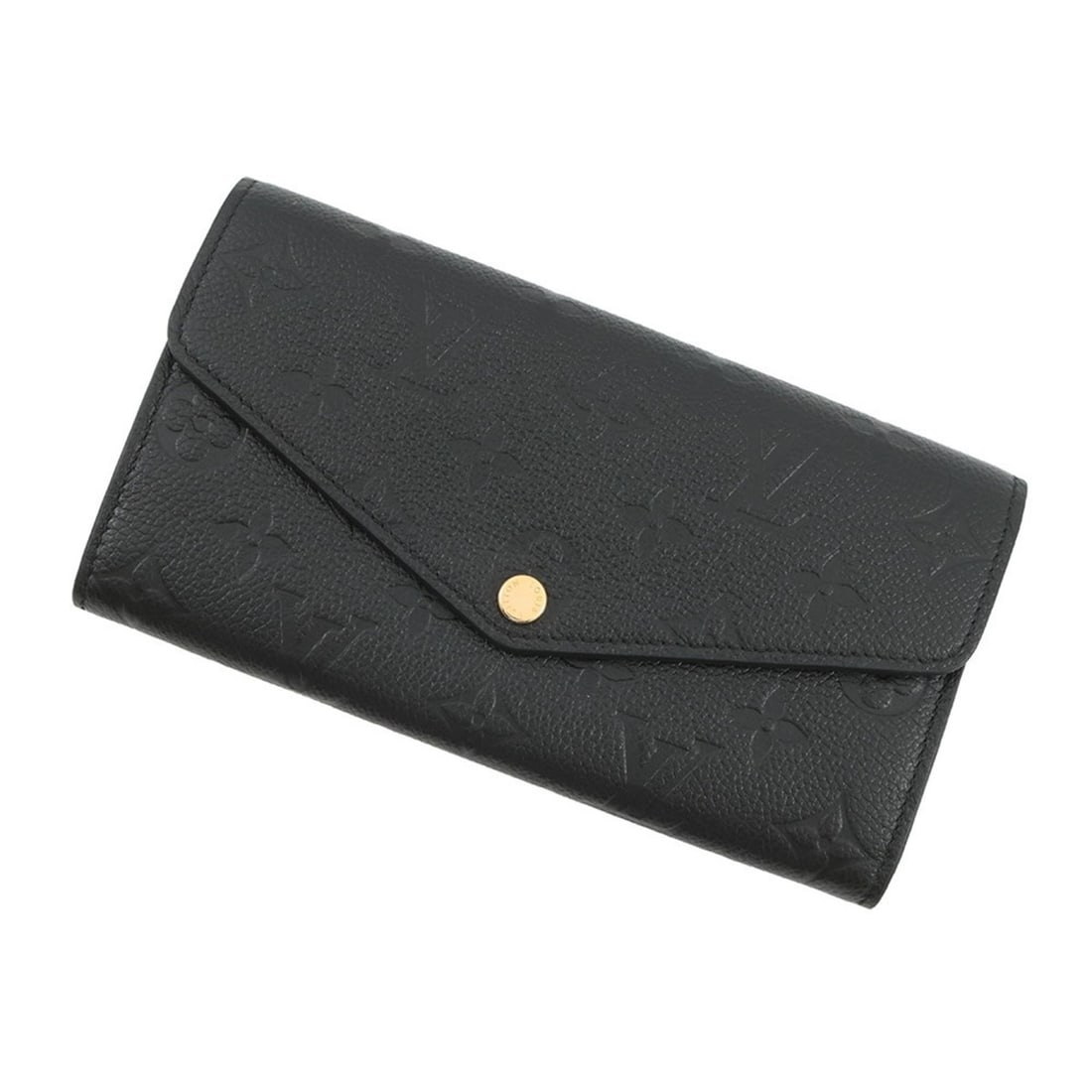 Louis Vuitton Monogram Empreinte Sarah Portefeuille Long Wallet M82257 LOUIS VUITTON Black: --- Catalog ---Category: SizeSize (HxWxD): 10.5cm x 19cm / 4.13'' x 7.48''Category: DesignType: Long wallet (tri-fold)Color: NoirGender: WomenMaterial: Monogram Empreinte Category: GeneralBrand: Louis