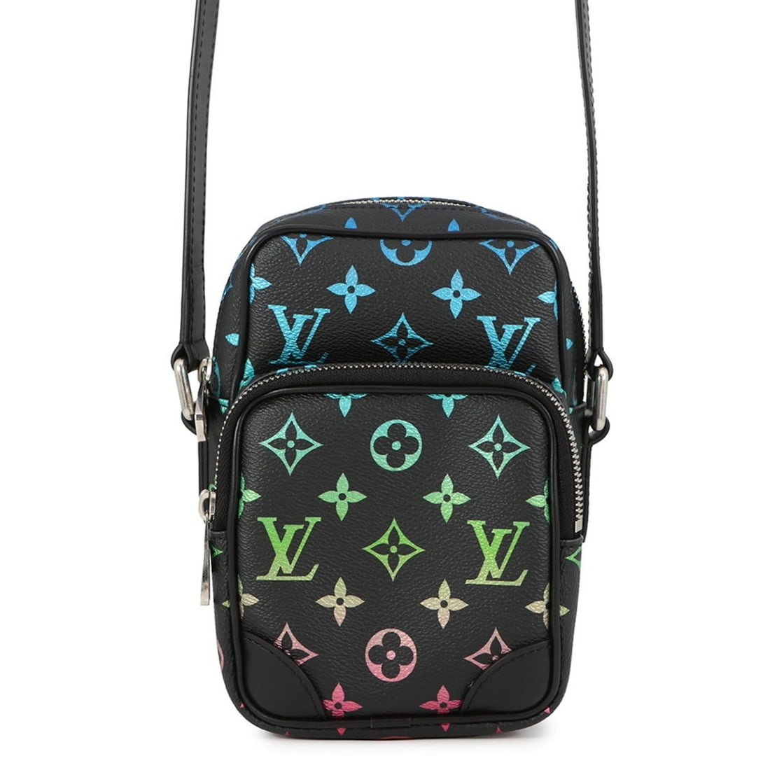 Louis Vuitton Monogram Iridescent Shoulder Bag, Amazon NM M13898, Black (1 of 15)