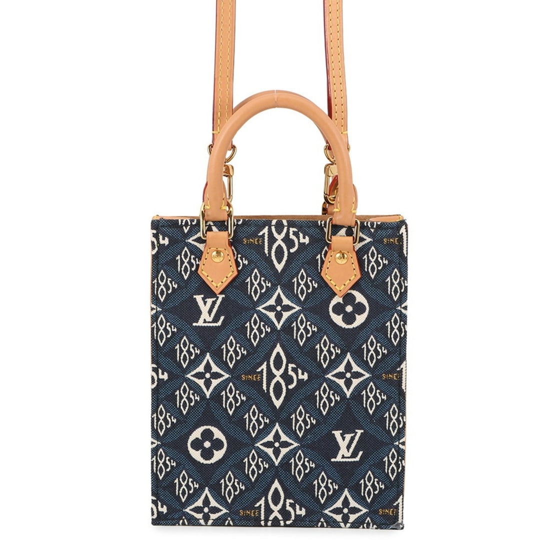 Louis Vuitton Monogram Jacquard Since 1854 Petite Sac Plat M80288 2-way Shoulder Bag (1 of 16)