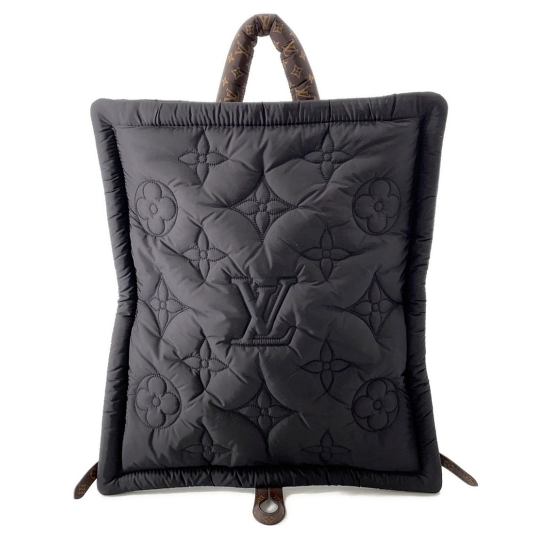 Louis Vuitton Backpack M58981 Recycled Nylon/Monogram LV Pillow in Black: --- Catalog ---Category: SizeSize (HxWxD): 44cm x 37cm x 2cm / 17.32'' x 14.56'' x 0.78''Category: DesignType: BackpackColor: NoirGender: WomenMaterial: Nylon , Monogram Category: GeneralBrand: Louis
