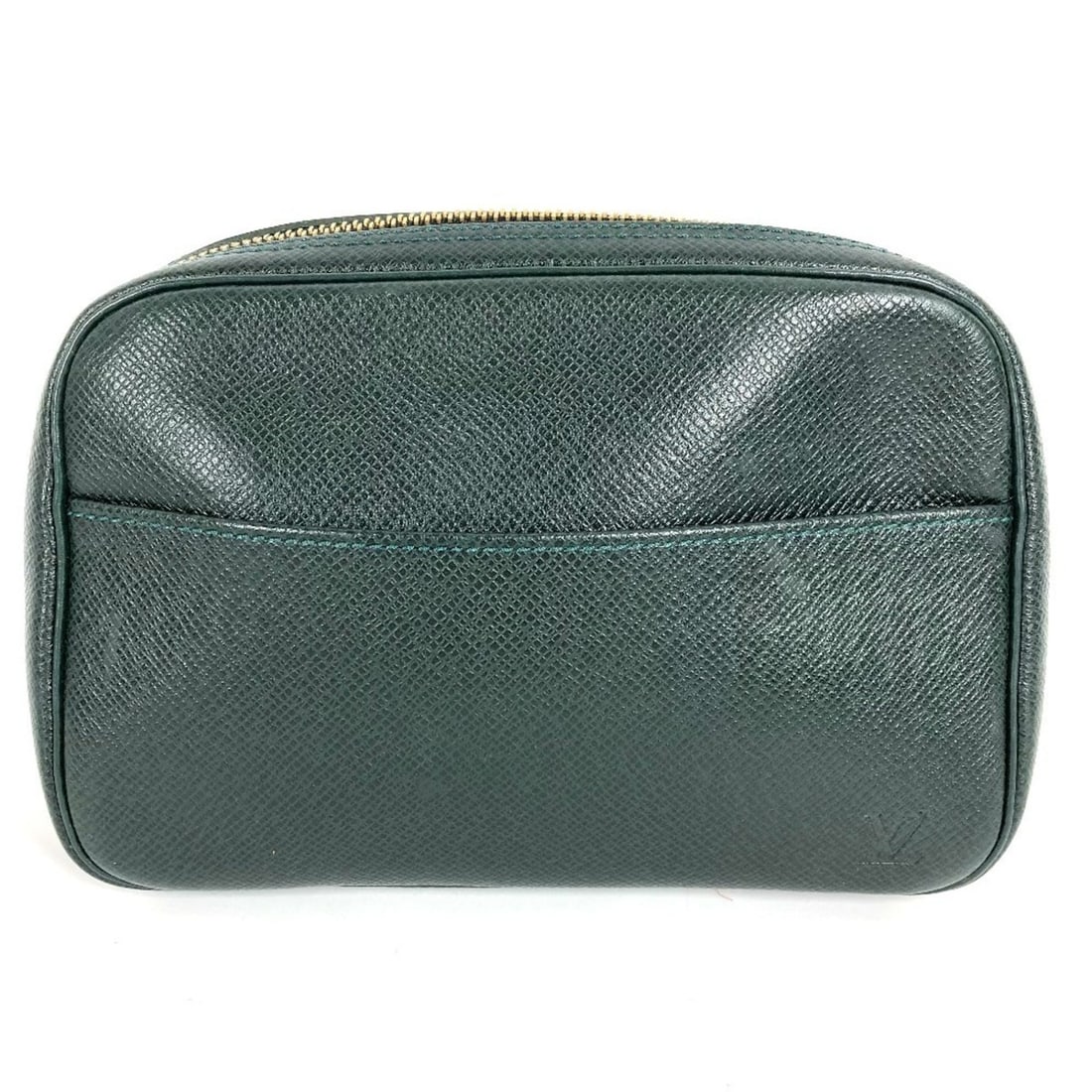 LOUIS VUITTON M30304 Taiga Accessory Pouch, Makeup Clutch Bag, Leather, Episea, Green, for Men and: --- Catalog ---Category: SizeSize (HxWxD): 13.5cm x 19cm / 5.31'' x 7.48''Category: DesignType: Clutch bagColor: Episea, GreenGender: Men,Women,UnisexMaterial: Taiga leather Category: GeneralLine: Tai