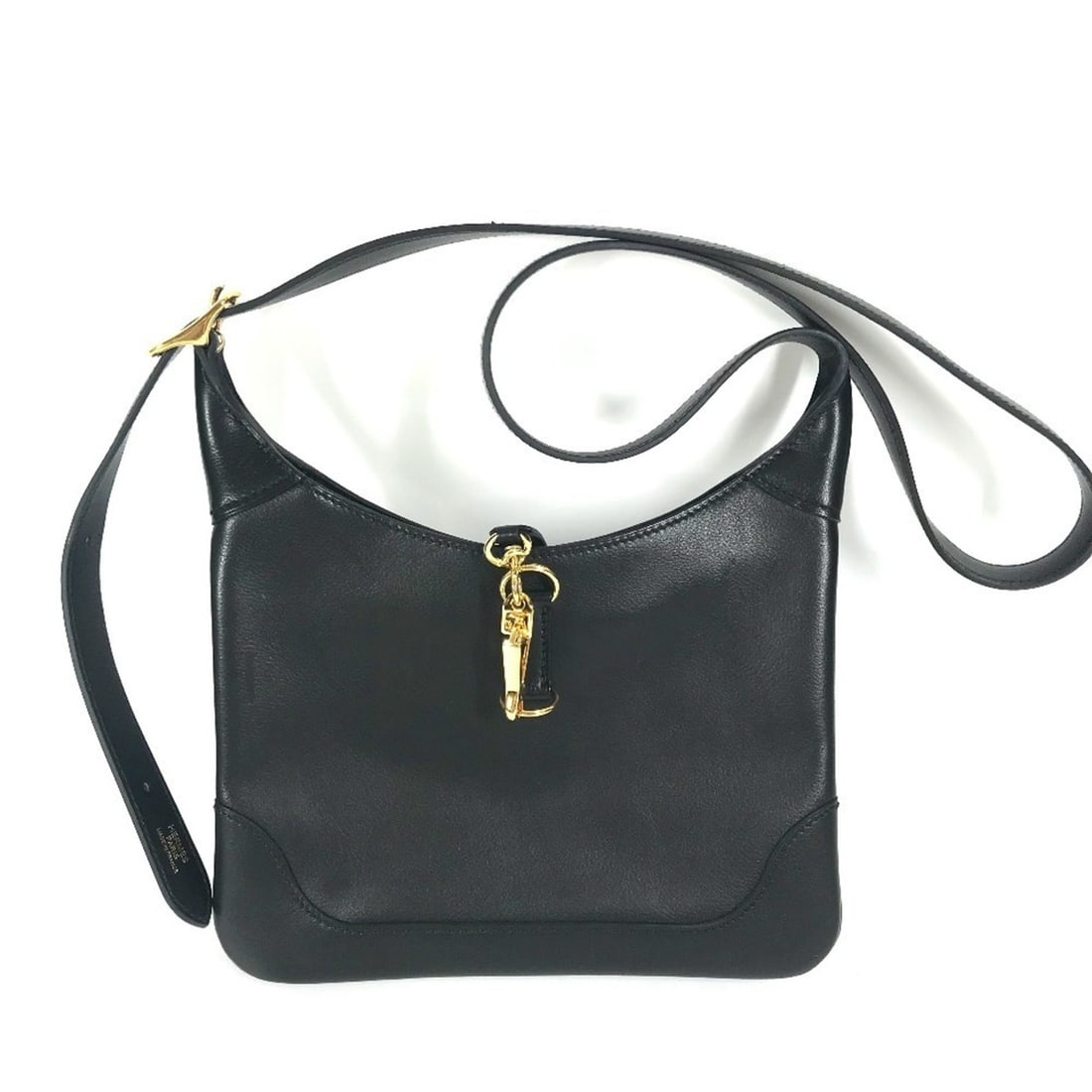 HERMES Trim Duo 24 Crossbody Shoulder Bag, Women's, Black (1 of 18)