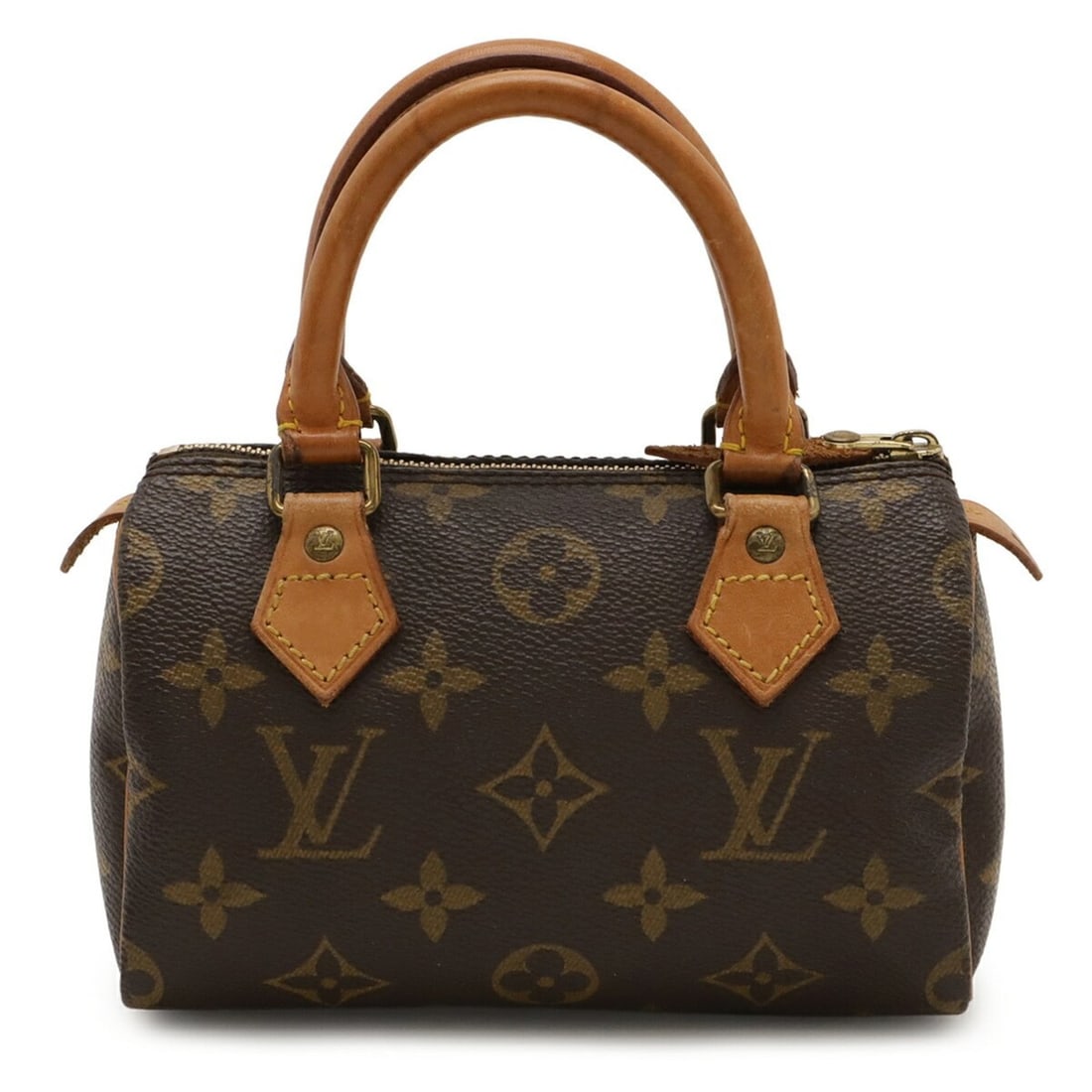 LOUIS VUITTON Monogram Mini Speedy Handbag Pouch M41534 (1 of 16)