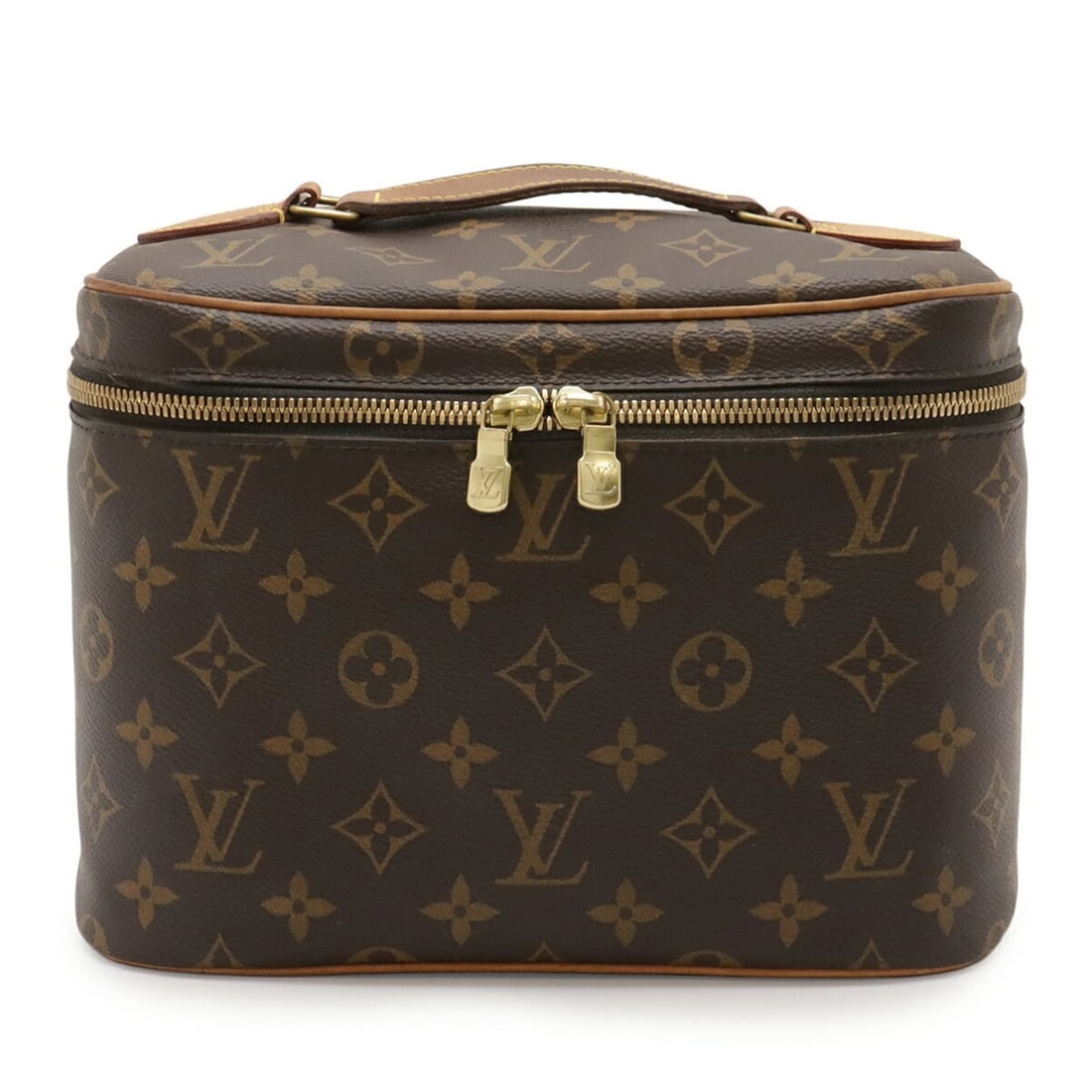 LOUIS VUITTON Monogram Nice BB Handbag Vanity Bag, Non-sticky, M41528 (1 of 16)