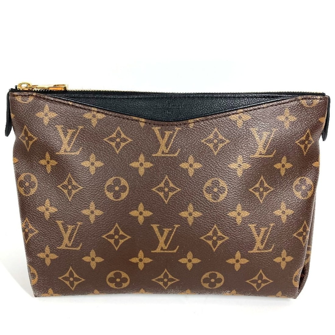 LOUIS VUITTON M64124 Monogram Pallas Beauty Case, Makeup Pouch, Clutch Bag, Canvas, Men's and: --- Catalog ---Category: DesignType: Clutch bag, PouchColor: Black, BrownGender: Men,Women,UnisexMaterial: Monogram Category: GeneralBrand: Louis VuittonCountry of Origin: Italy--- Item List ---Sectio