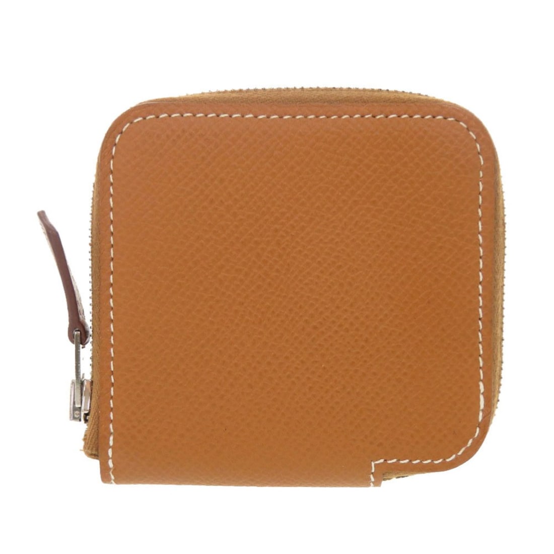 Hermes Excellent condition Hermès Azap Silkin Compact Mini, Epsom leather, gold with silver (1 of 20)