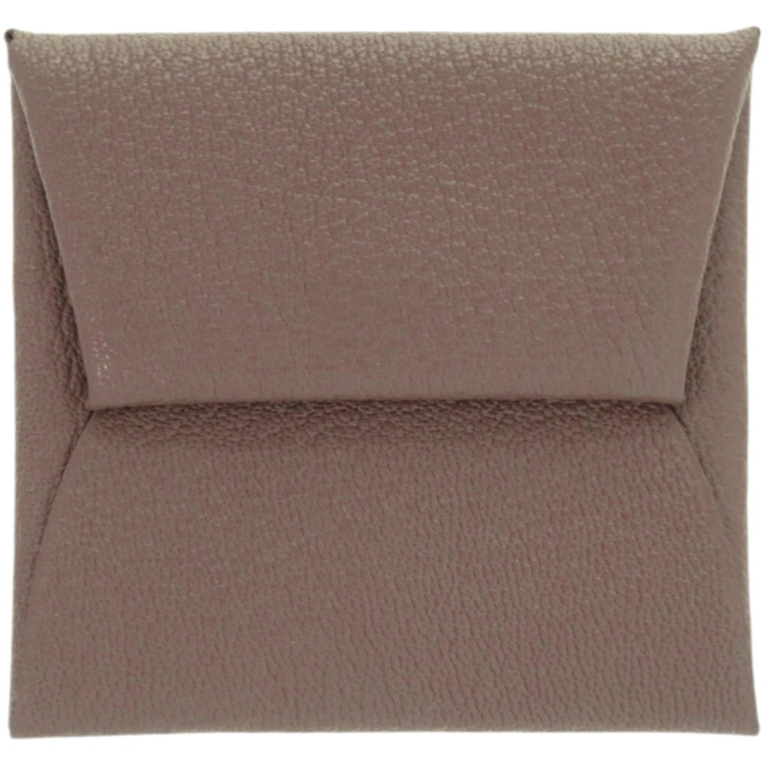 Hermes Excellent condition Hermès Bastia Chevre Etoupe wallet, brown, R stamp, 0092 (1 of 20)