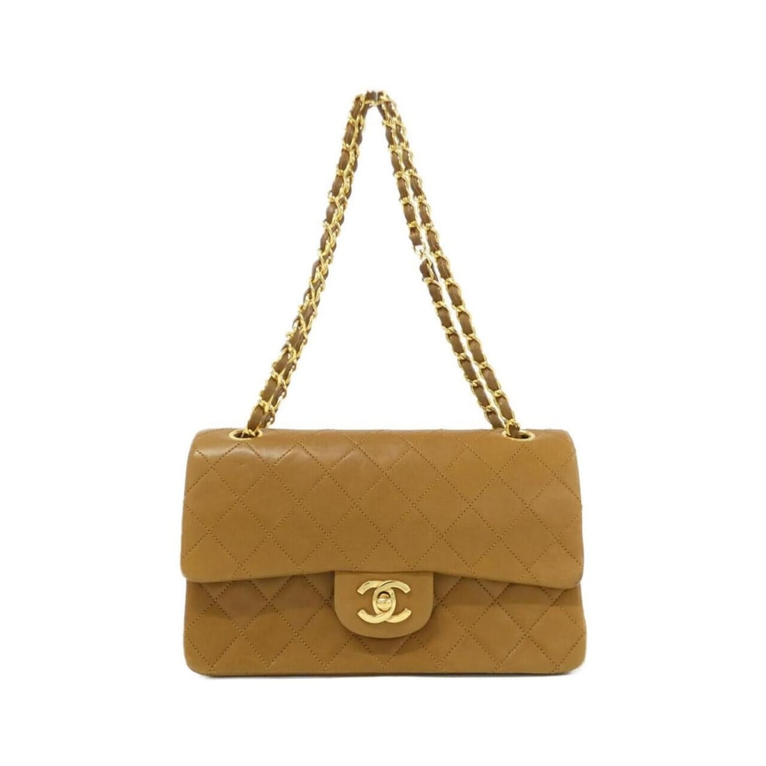 Chanel 1113 Shoulder Bag: --- Catalog ---Category: SizeSize (HxWxD): 15cm x 23cm x 6cm / 5.9'' x 9.05'' x 2.36''Category: DesignType: Shoulder bagColor: Beige, BrownGender: WomenMaterial: Leather Leather/Fur Type: LambskinCate