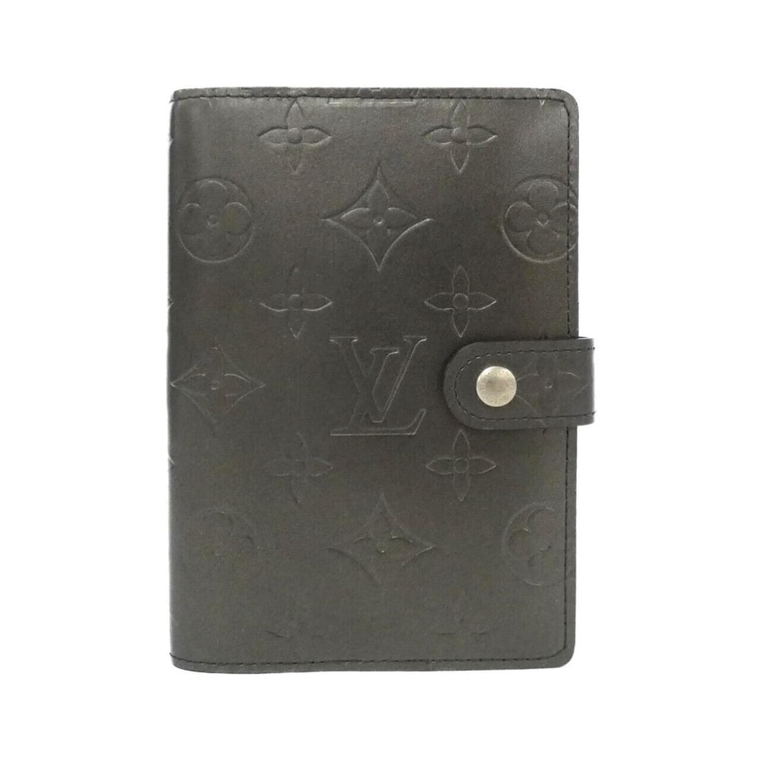 Louis Vuitton Monogram Matte Agenda PM R20932 Organizer: --- Catalog ---Category: DesignColor: BlackGender: Women,MenMaterial: Coated canvas Category: GeneralMPN: R20932Brand: Louis VuittonCategory: Physical PropertiesSize (HxWxD): 14cm x 10cm x 2cm / 5.51'