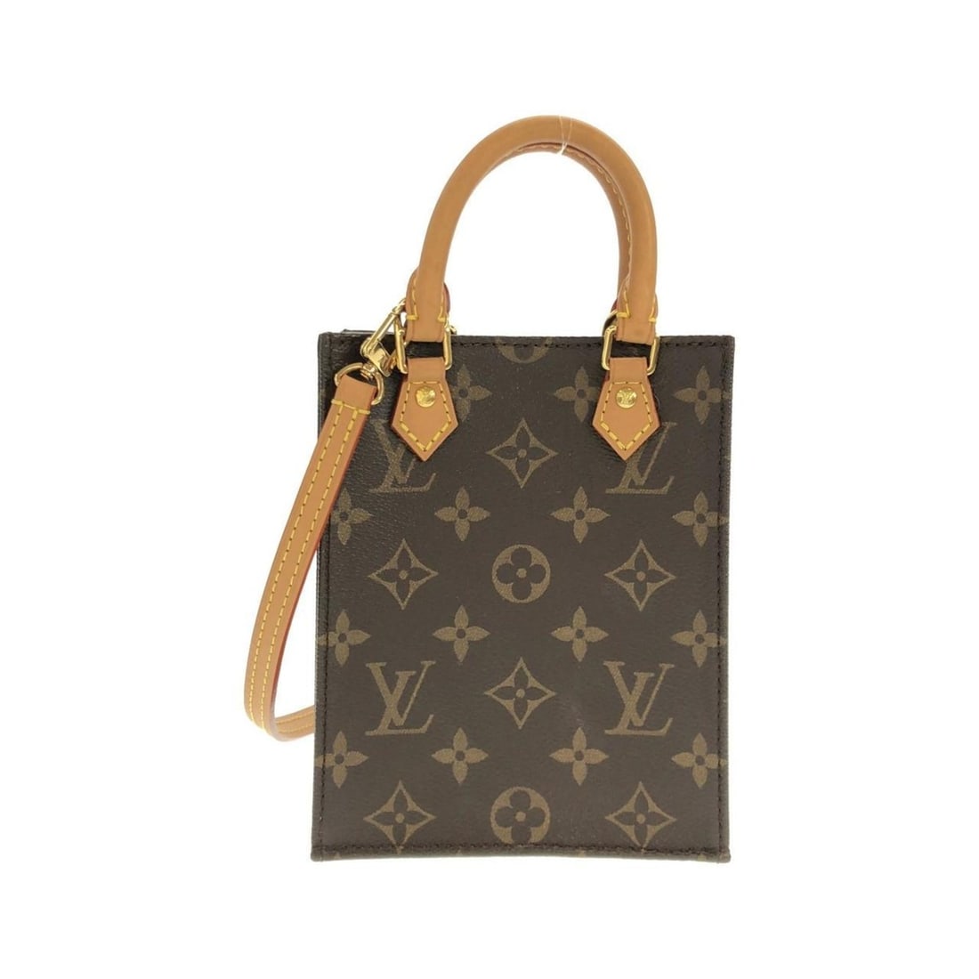 Louis Vuitton Monogram Petite Sac Plat M69442 Handbag (1 of 13)