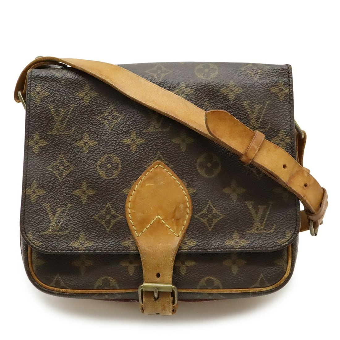 LOUIS VUITTON Monogram Cartesiere 22 Shoulder Bag/Pochette M51253 (1 of 10)