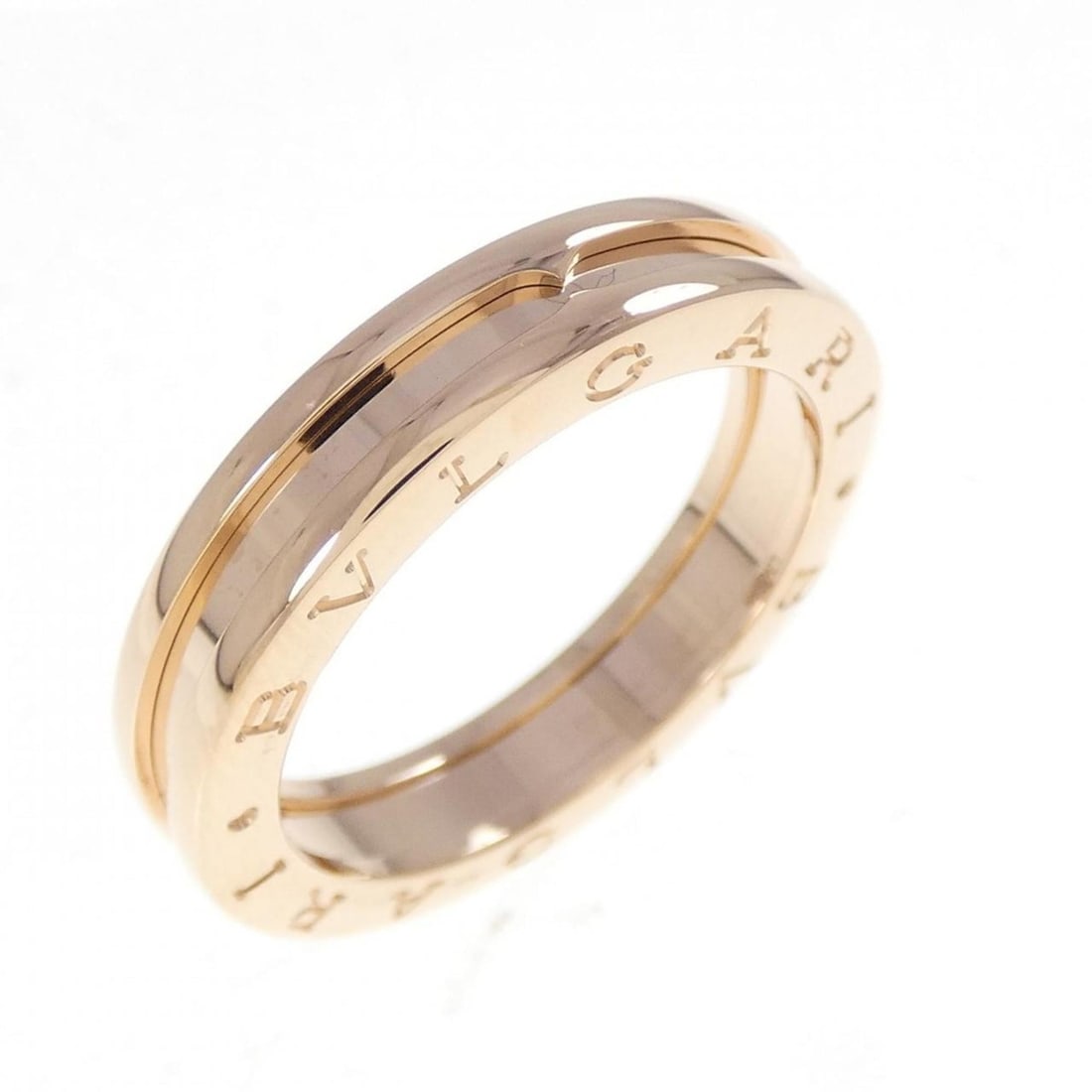 Bvlgari B.zero1 1-band ring: --- Catalog ---Category: SizeWidth: 4.8mm / 0.19''Weight: 8.4g / 0.29oz.JP Size: 22US Size: 10.5Brand Size: 62Category: DesignType: Band ringColor: PinkMetal: GoldGender: WomenMetal Purity: