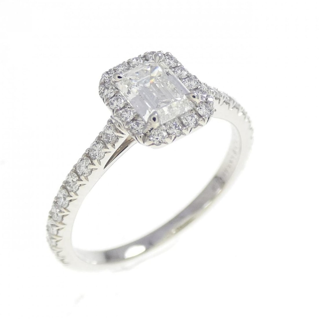 Tiffany Soleste Emerald Cut Ring 0.40ct F VVS1 (1 of 9)