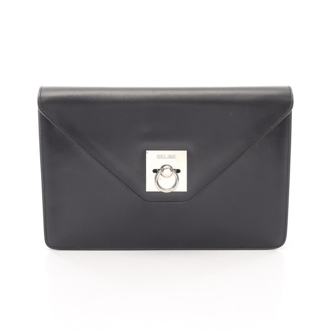 Celine Gancini clutch bag, leather, men's, black: --- Catalog ---Category: SizeSize (HxWxD): 16.5cm x 24.5cm x 3.5cm / 6.49'' x 9.64'' x 1.37''Category: DesignType: Clutch bagColor: BlackGender: MenMaterial: Leather Category: GeneralBrand: Celine---