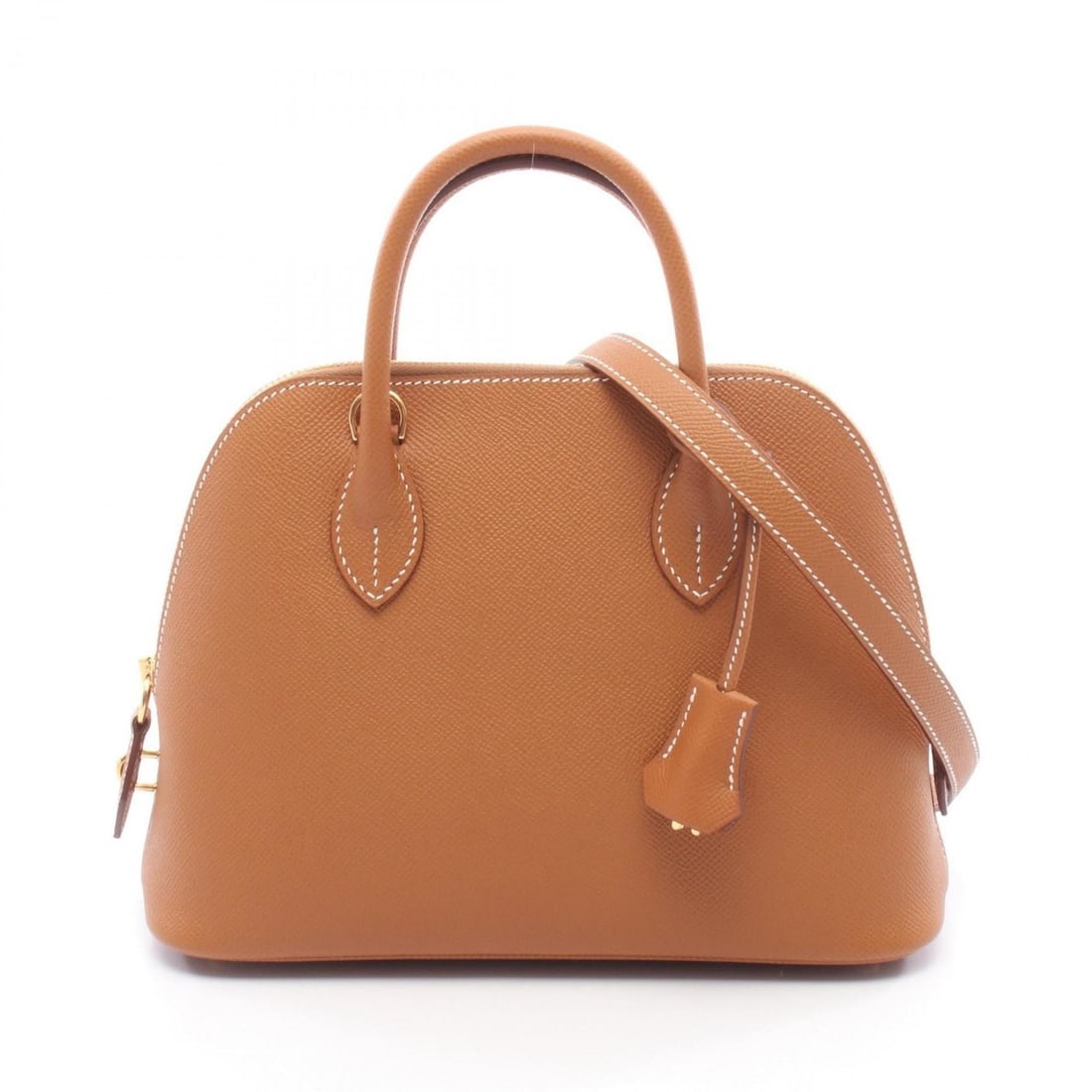 Hermes Hermès Bolide 1923 25 handbag in embossed calfskin leather (cowhide) with Epsom leather, (1 of 15)