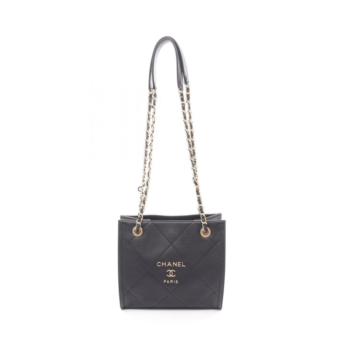 CHANEL Matelasse Tote Bag, Leather, Women's, Black, AS2750: --- Catalog ---Category: SizeSize (HxWxD): 20.5cm x 23cm x 10cm / 8.07'' x 9.05'' x 3.93''Category: DesignType: Tote bagColor: BlackGender: WomenMaterial: Leather Category: GeneralMPN: AS2750Brand: Ch