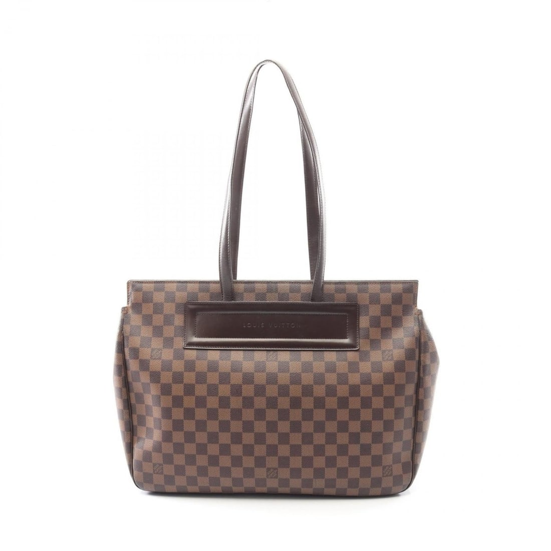 Louis Vuitton Parioli GM Tote Bag, Coated Canvas and Leather with Damier Finish, Brown, Women's,: --- Catalog ---Category: SizeSize (HxWxD): 33cm x 41cm x 15cm / 12.99'' x 16.14'' x 5.9''Category: DesignType: Tote bagColor: BrownGender: WomenMaterial: Coated canvas , PVC , Leather , Damier Canvas