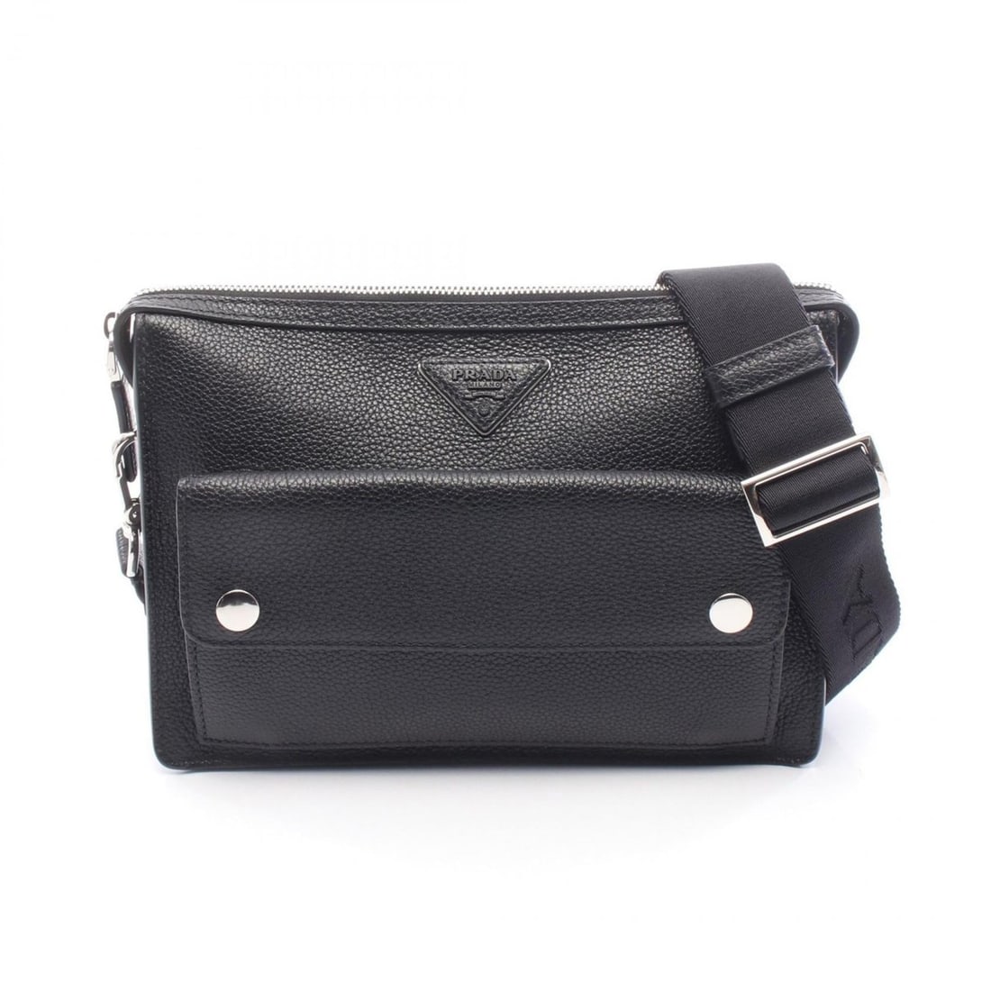 Prada Toro Shoulder Bag, Leather, Men's, Black, 2VH091: --- Catalog ---Category: SizeSize (HxWxD): 18.5cm x 25.5cm x 4cm / 7.28'' x 10.03'' x 1.57''Category: DesignType: Shoulder bagColor: BlackGender: MenMaterial: Leather Category: GeneralMPN: 2VH091Brand