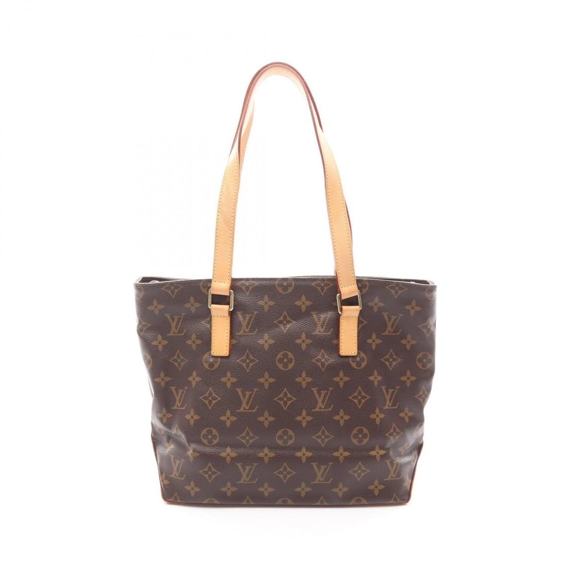 Louis Vuitton Cabas Piano Shoulder Bag, Coated Canvas and Leather, Monogram, Women's, Brown, M51148: --- Catalog ---Category: SizeSize (HxWxD): 24.5cm x 27cm x 12cm / 9.64'' x 10.62'' x 4.72''Category: DesignType: Shoulder bagColor: BrownGender: WomenMaterial: Coated canvas , PVC , Monogram , Leather