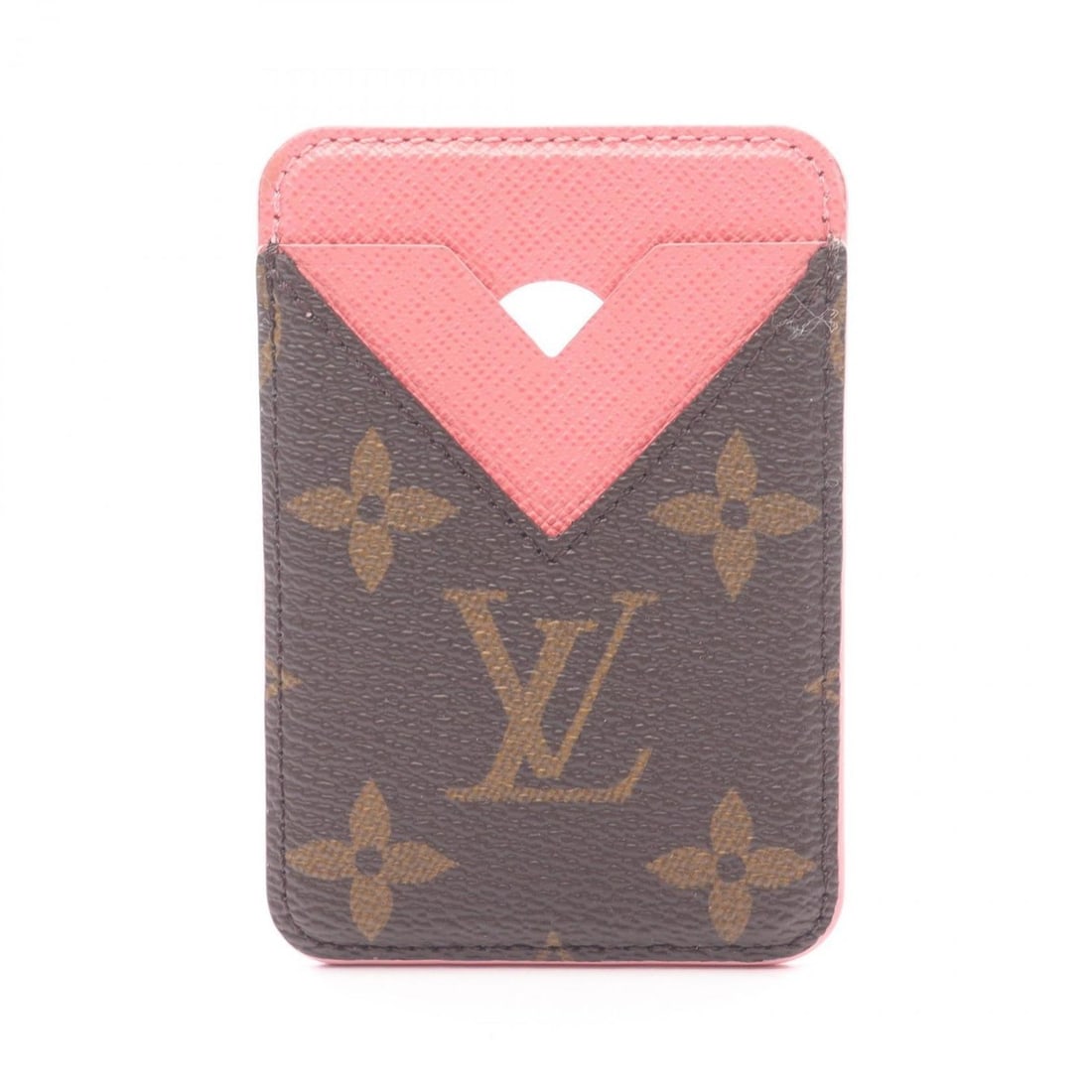 Louis Vuitton Porte Carte Magnet Business Card Case, Monogram Macassar Canvas, Women's, Brown and: --- Catalog ---Category: DesignType: Card caseColor: Brown, PinkGender: WomenMaterial: Canvas , PVC Category: GeneralMPN: M25660Brand: Louis VuittonCategory: Physical PropertiesSize (HxWxD): 9.5cm x 6