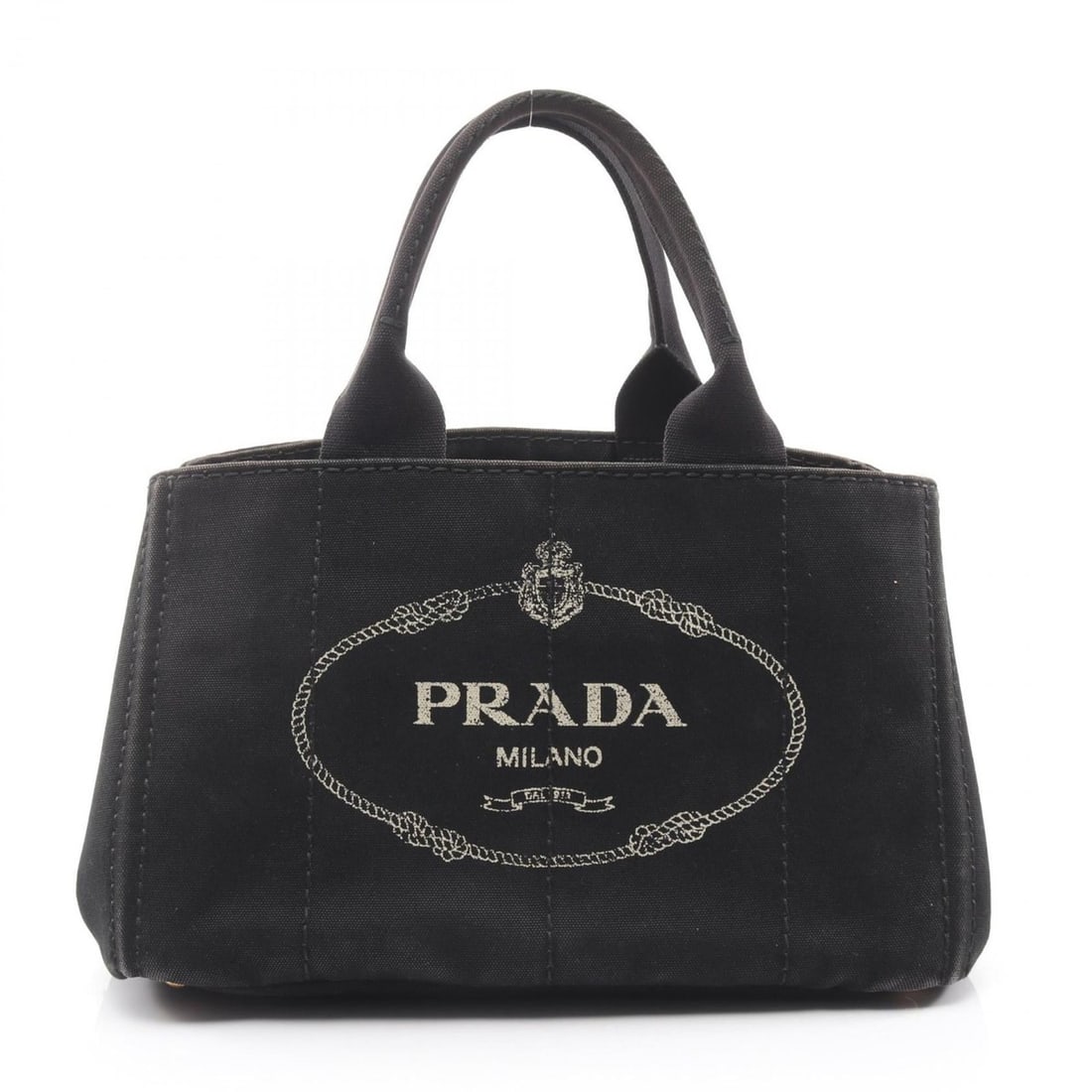 Prada Canapa Tote Bag, Canvas, Women's, Black (1 of 20)