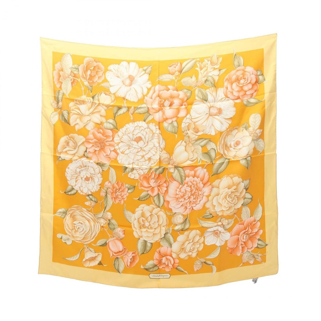 Salvatore Ferragamo Women's Silk Scarf in Orange Multicolor: --- Catalog ---Category: SizeSize (LxW): 86cm x 86cm / 33.85'' x 33.85''Category: DesignType: ScarfColor: Multi-color, OrangeGender: WomenMaterial: Silk Category: GeneralBrand: Salvatore Ferragamo---