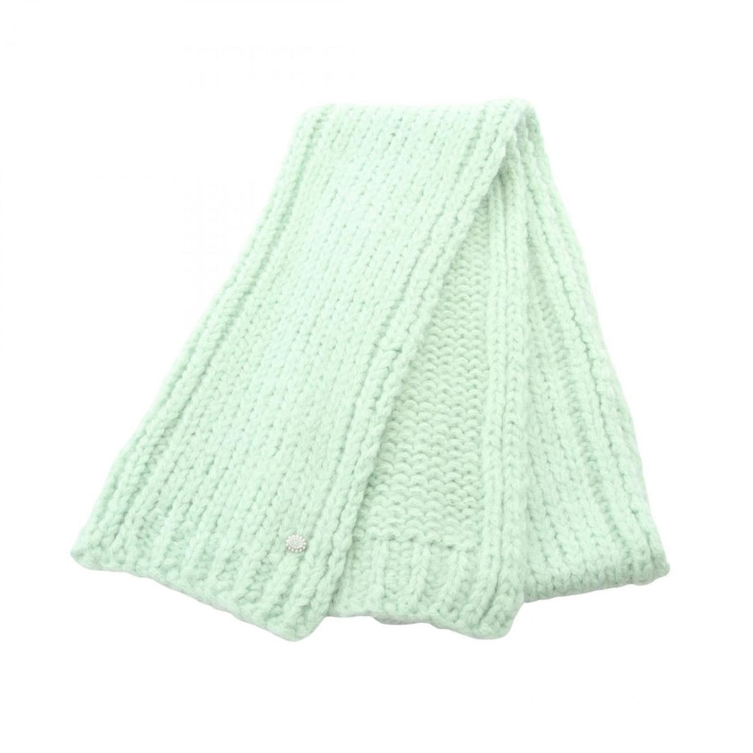 Chanel Coco Mark scarf, wool and mohair, women's, green: --- Catalog ---Category: SizeSize (LxW): 2.34m x 24cm / 92.12'' x 9.44''Category: DesignType: ShawlColor: GreenGender: WomenMaterial: Wool Category: GeneralBrand: Chanel--- Item List ---Section: Condi