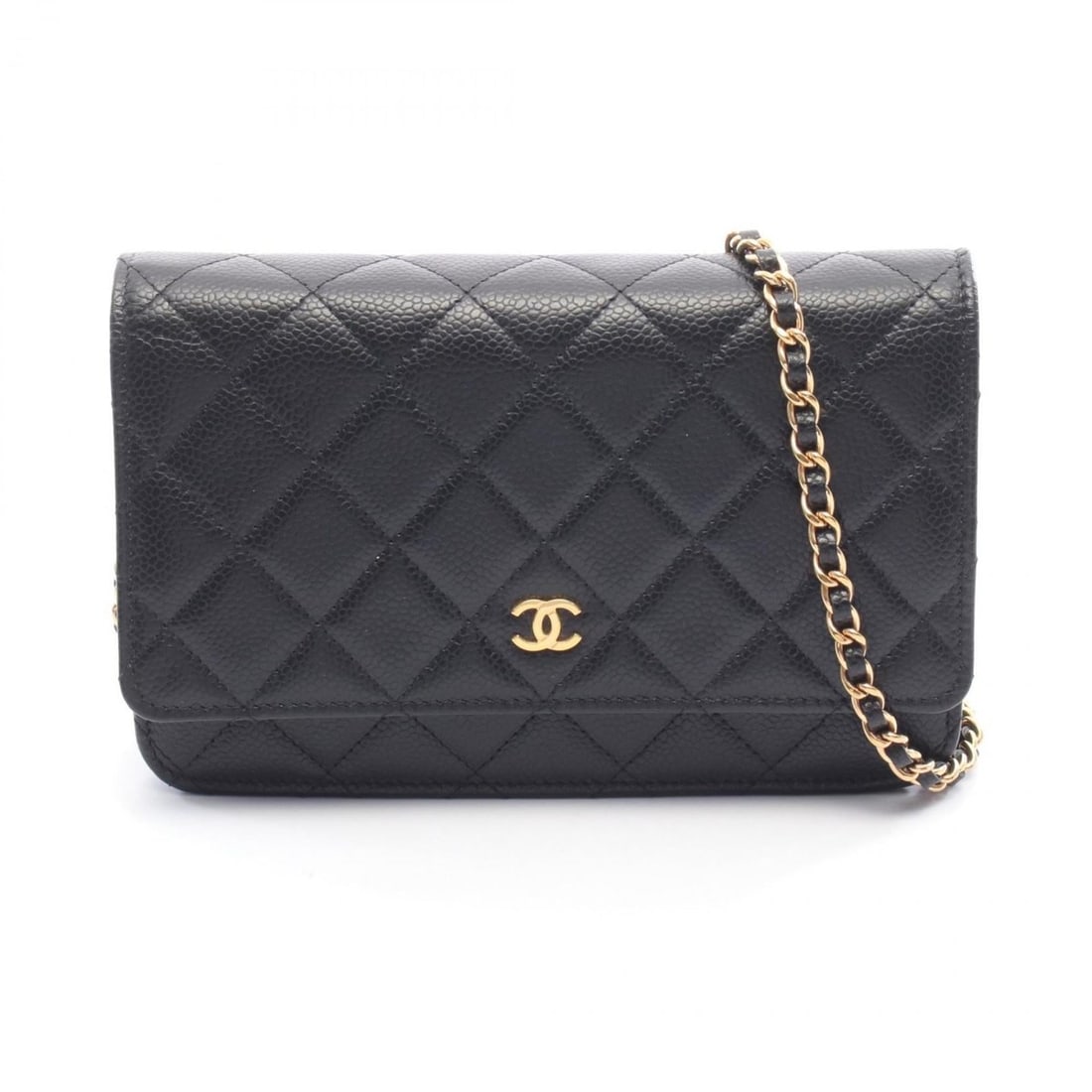 CHANEL Matelasse Shoulder Bag in Grained Calfskin Leather, Women's, Black (1 of 11)