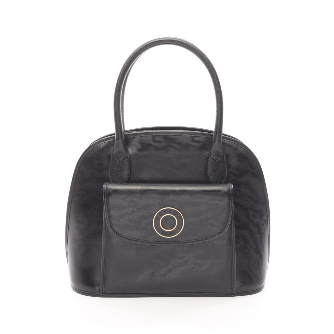 Celine Circle Logo Handbag, Leather, Women's, Black: --- Catalog ---Category: SizeSize (HxWxD): 23.5cm x 29.5cm x 11cm / 9.25'' x 11.61'' x 4.33''Category: DesignType: HandbagColor: BlackGender: WomenMaterial: Leather Category: GeneralBrand: Celine--- I