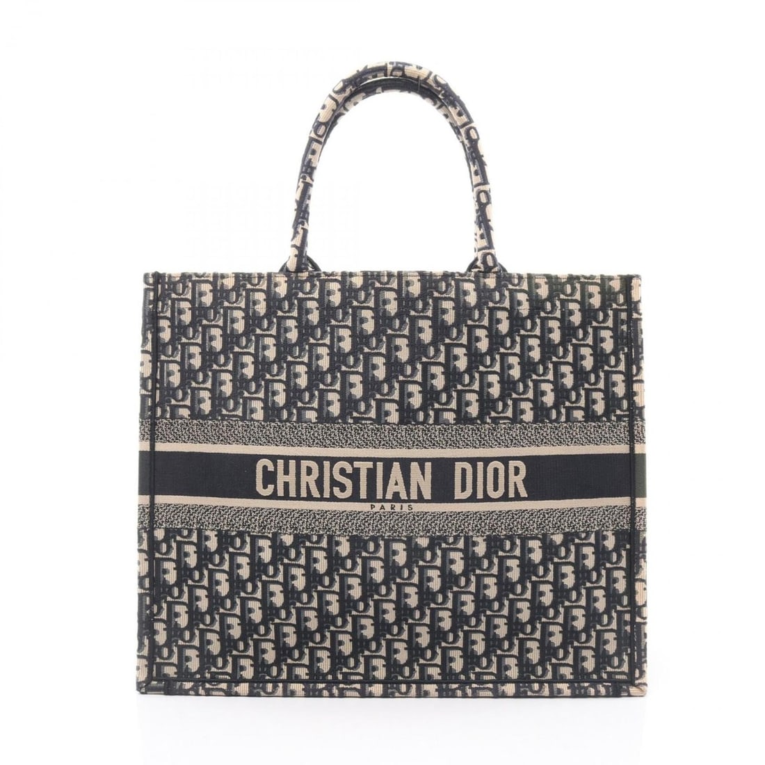 Christian Dior Dior BOOK TOTE Large Oblique Canvas Tote Bag for Women in Ivory and Navy: --- Catalog ---Category: SizeSize (HxWxD): 35cm x 42cm x 18cm / 13.77'' x 16.53'' x 7.08''Category: DesignType: Tote bagColor: Ivory, NavyGender: WomenMaterial: Canvas Category: GeneralBrand: Christia