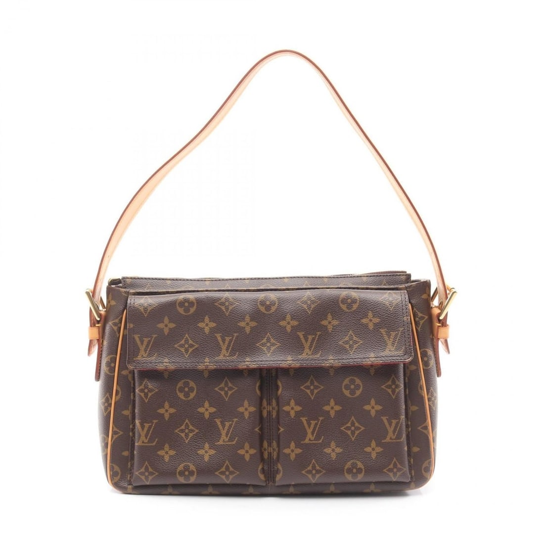 Louis Vuitton Viva Cite GM Shoulder Bag, Coated Canvas and Leather, Monogram, Women's, Brown, M51163: --- Catalog ---Category: SizeSize (HxWxD): 20cm x 32cm x 10cm / 7.87'' x 12.59'' x 3.93''Category: DesignType: Shoulder bagColor: BrownGender: WomenMaterial: Coated canvas , Leather Category: GeneralM