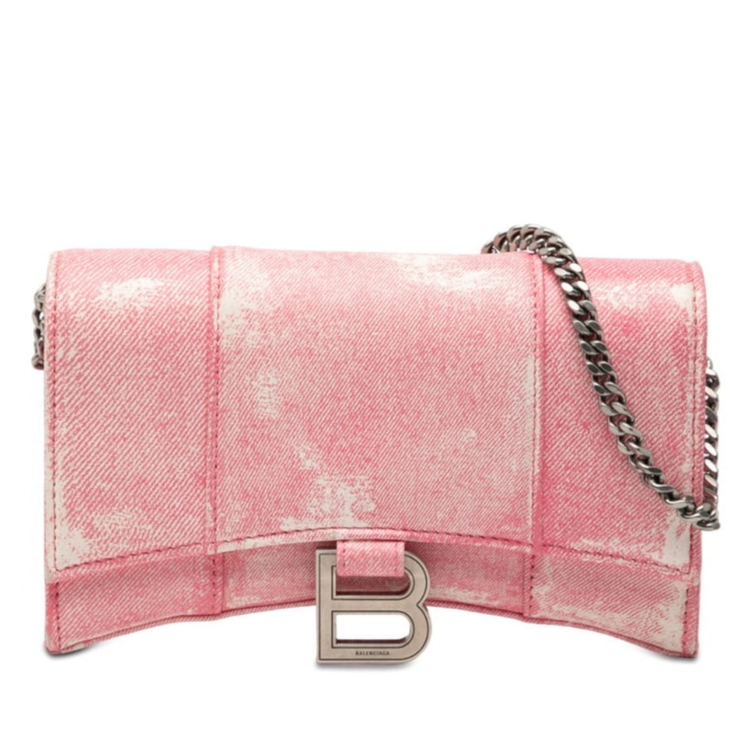 Balenciaga Hourglass Crossbody Chain Shoulder Bag 656050 Pink Leather Women's BALENCIAGA: --- Catalog ---Category: SizeSize (HxWxD): 12cm x 19.5cm x 4.5cm / 4.72'' x 7.67'' x 1.77''Category: DesignType: Shoulder bagColor: PinkGender: WomenMaterial: Leather Category: GeneralMPN: 656050Brand