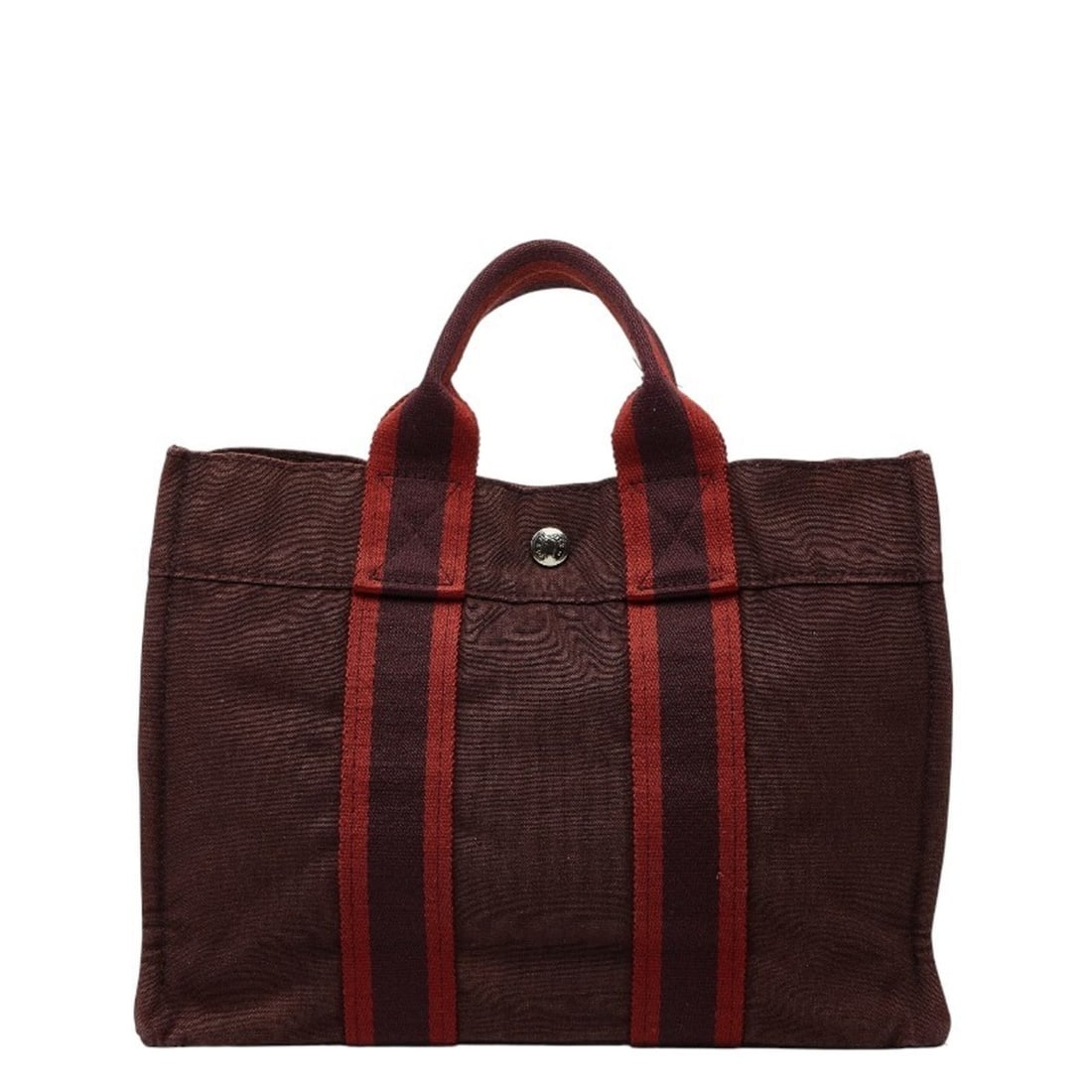 Hermès Four Tote PM Bag, Handbag, Bordeaux, Brown, Red Canvas, Women's, HERMES (1 of 9)