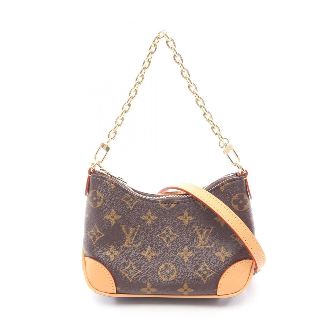Louis Vuitton Nano Boulogne Handbag, Coated Canvas and Leather, Monogram, Women's, Brown, M25519: --- Catalog ---Category: SizeSize (HxWxD): 10.5cm x 18cm x 6.5cm / 4.13'' x 7.08'' x 2.55''Category: DesignType: HandbagColor: BrownGender: WomenMaterial: Coated canvas , Leather Category: GeneralMPN:
