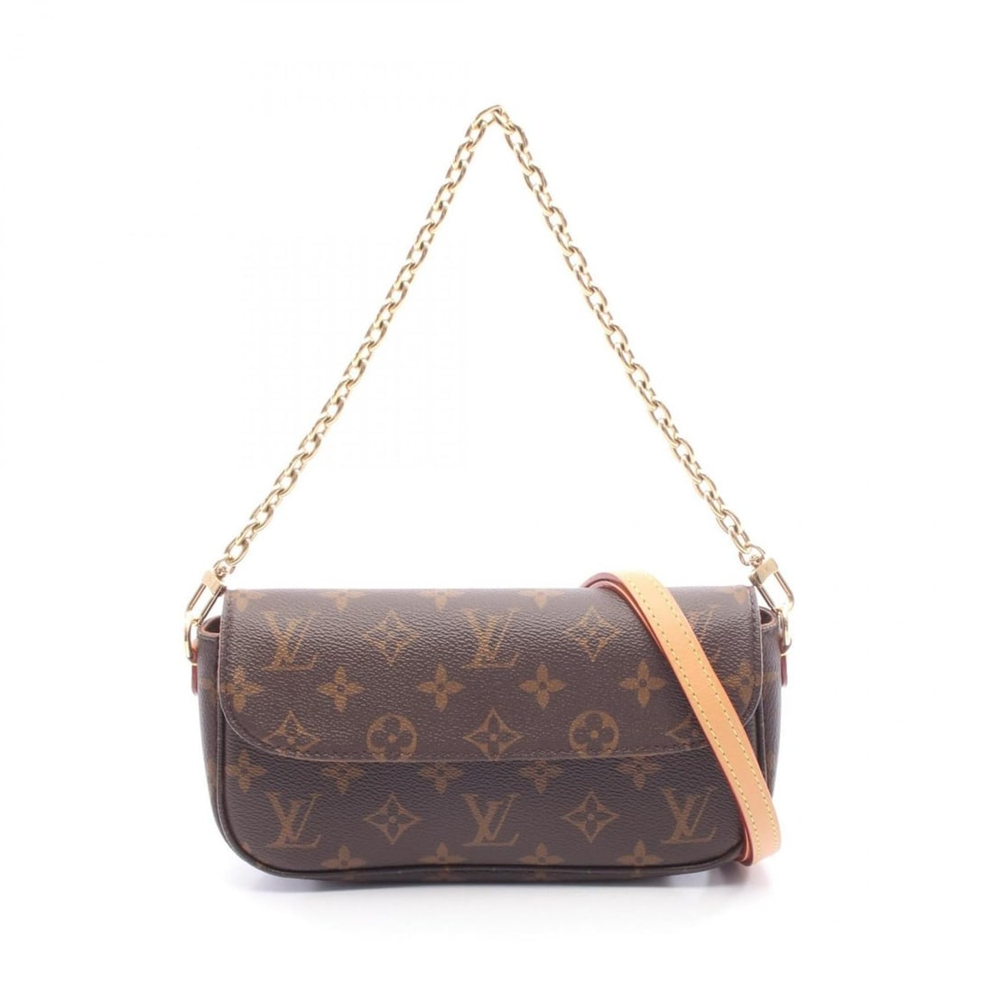 Louis Vuitton Ivy League Wallet on Chain Handbag, Coated Canvas Monogram, Women's, Brown, M81911: --- Catalog ---Category: SizeSize (HxWxD): 11cm x 21cm x 5cm / 4.33'' x 8.26'' x 1.96''Category: DesignType: HandbagColor: BrownGender: WomenMaterial: Coated canvas Category: GeneralMPN: M81911Brand: