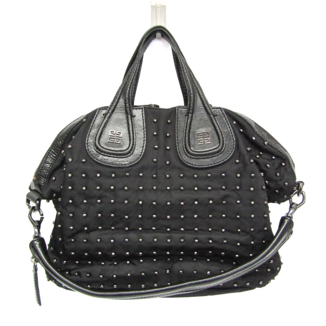 Givenchy Nightingale Women's Polyester,Leather Studded Handbag,Shoulder Bag Black (1 of 20)