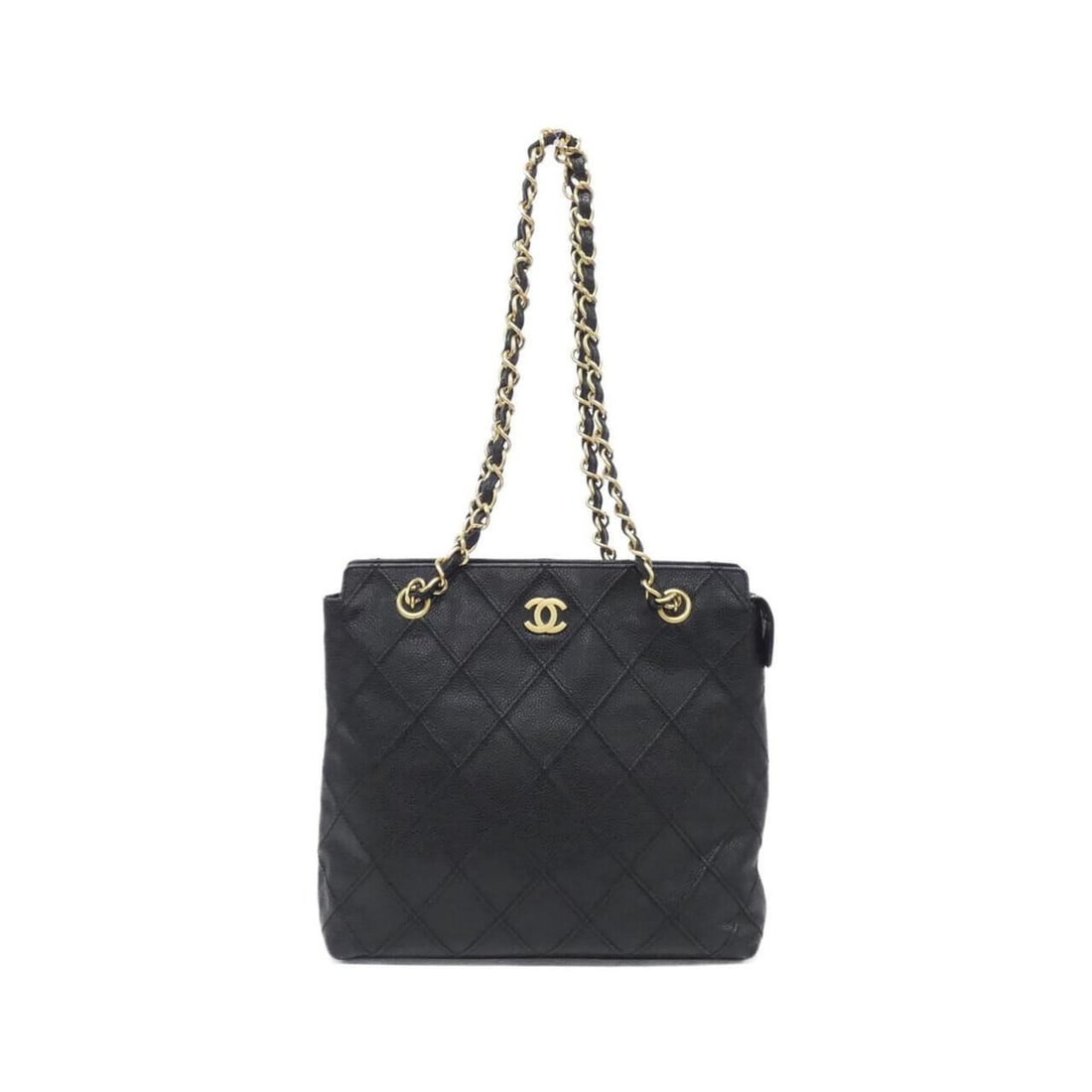 Chanel 16178 Shoulder Bag: --- Catalog ---Category: SizeSize (HxWxD): 25cm x 26cm x 7cm / 9.84'' x 10.23'' x 2.75''Category: DesignType: Shoulder bagColor: BlackGender: WomenMaterial: Grained Calfskin Hardware Color: Matte
