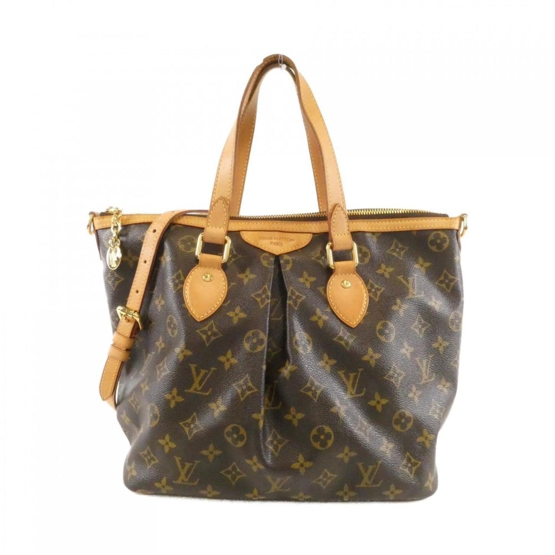 Louis Vuitton Monogram Palermo PM M40145 Handbag: --- Catalog ---Category: SizeSize (HxWxD): 27cm x 30cm x 16cm / 10.62'' x 11.81'' x 6.29''Category: DesignType: HandbagColor: MarronGender: WomenMaterial: Coated canvas Hardware Color: GoldCategory: