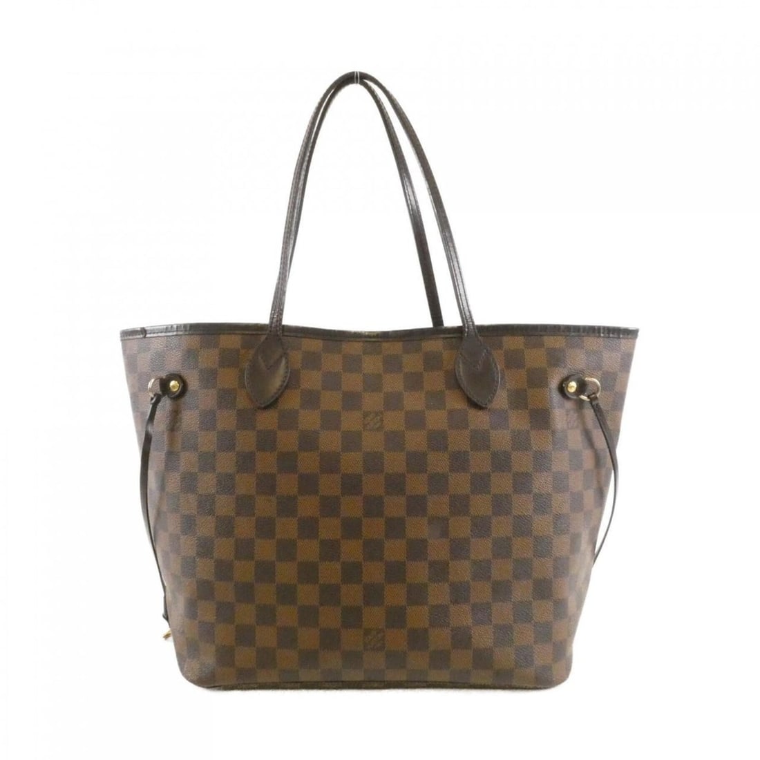 Louis Vuitton Damier Neverfull MM N51105 Handbag: --- Catalog ---Category: SizeSize (HxWxD): 29cm x 45cm x 15cm / 11.41'' x 17.71'' x 5.9''Category: DesignType: HandbagColor: EbeneGender: WomenMaterial: Coated canvas Hardware Color: GoldCategory: