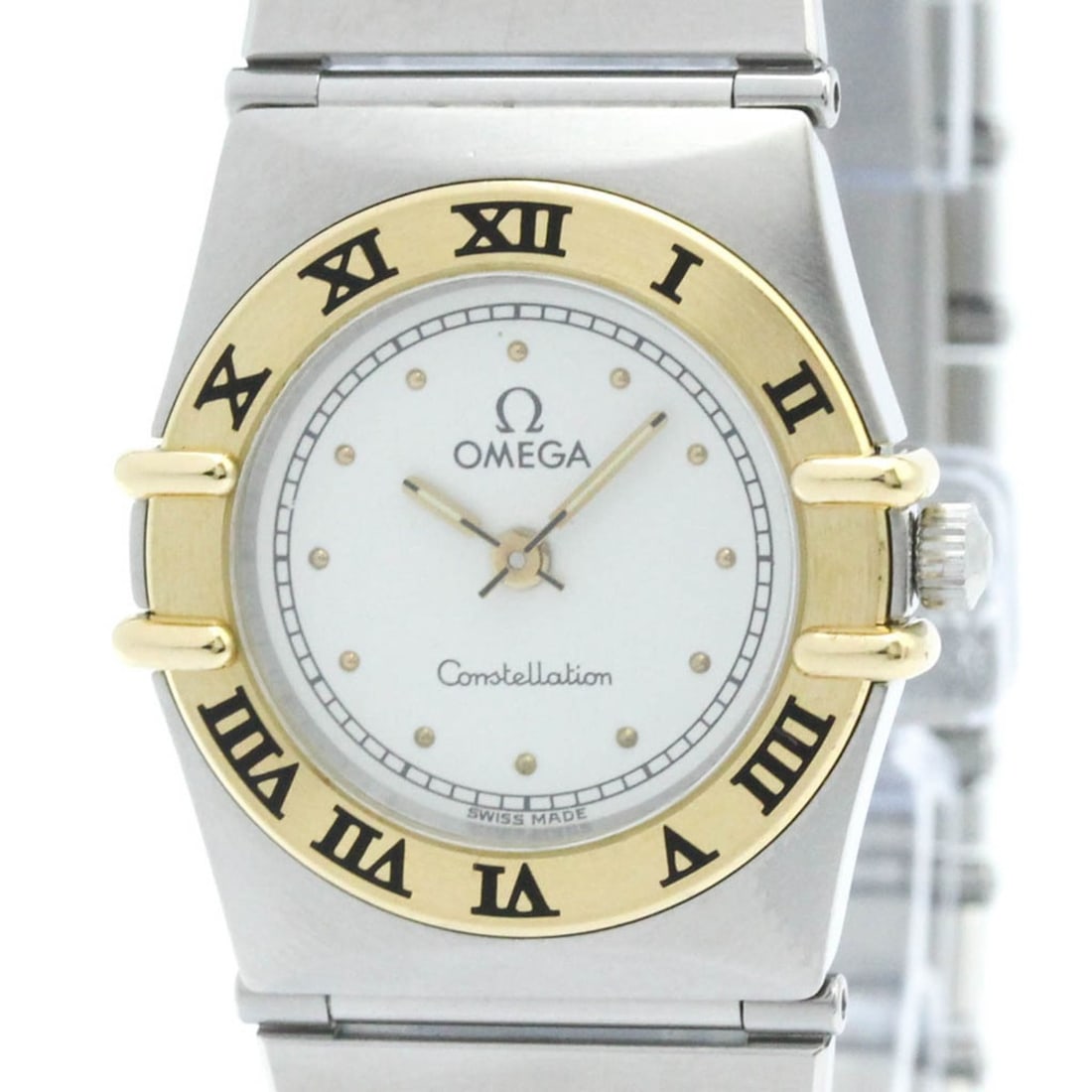 OMEGA Constellation 18K Gold Steel Ladies Watch 795.1080 Polished (1 of 15)