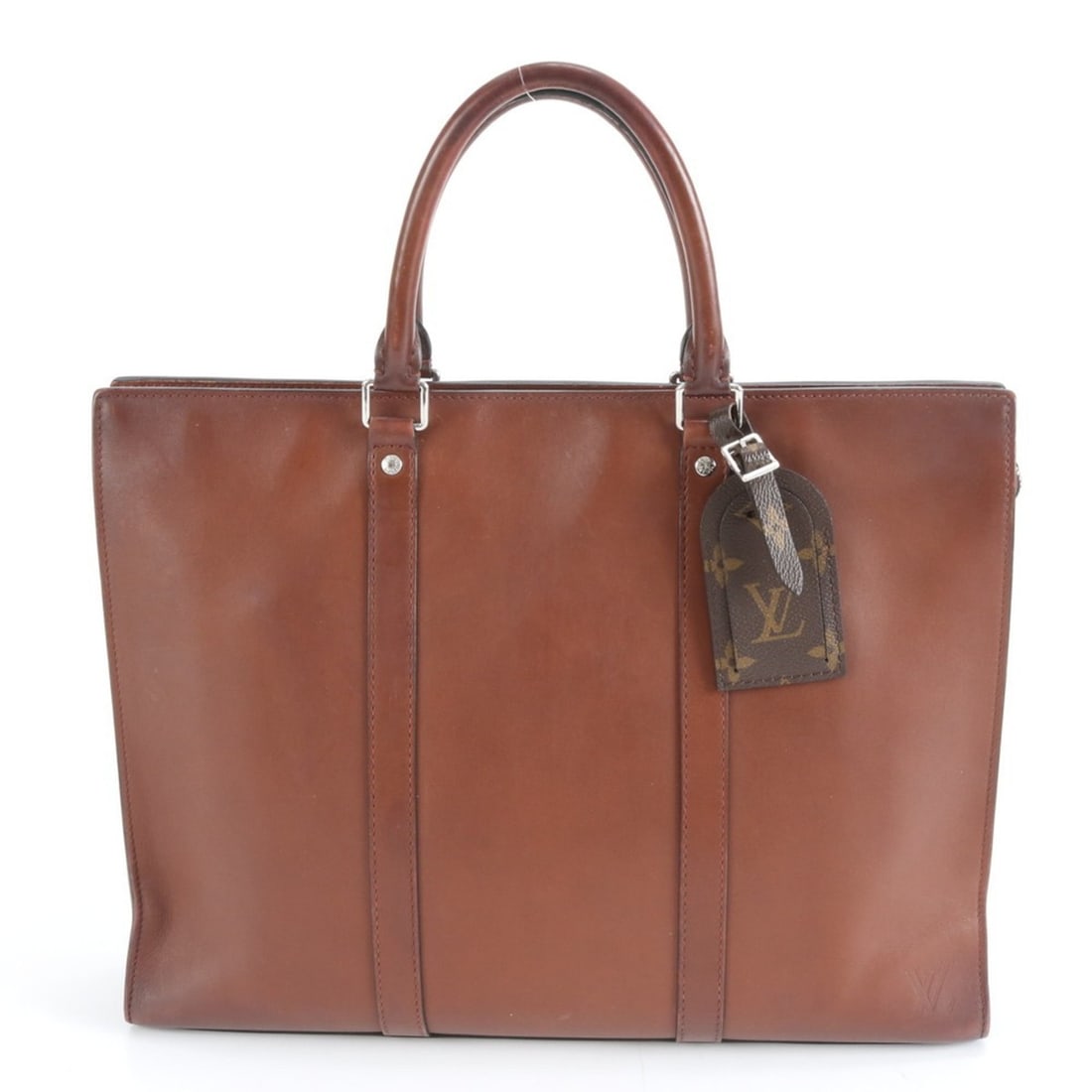 Louis Vuitton Sac Plat Horizontal Zip M55733 Ombre Leather Tote Bag for Men: --- Catalog ---Category: SizeSize (HxWxD): 30cm x 38cm x 8cm / 11.81'' x 14.96'' x 3.14''Handle Length: 35cm / 13.77''Category: DesignType: Briefcase, Tote bagColor: BrownGender: MenMaterial: Leather