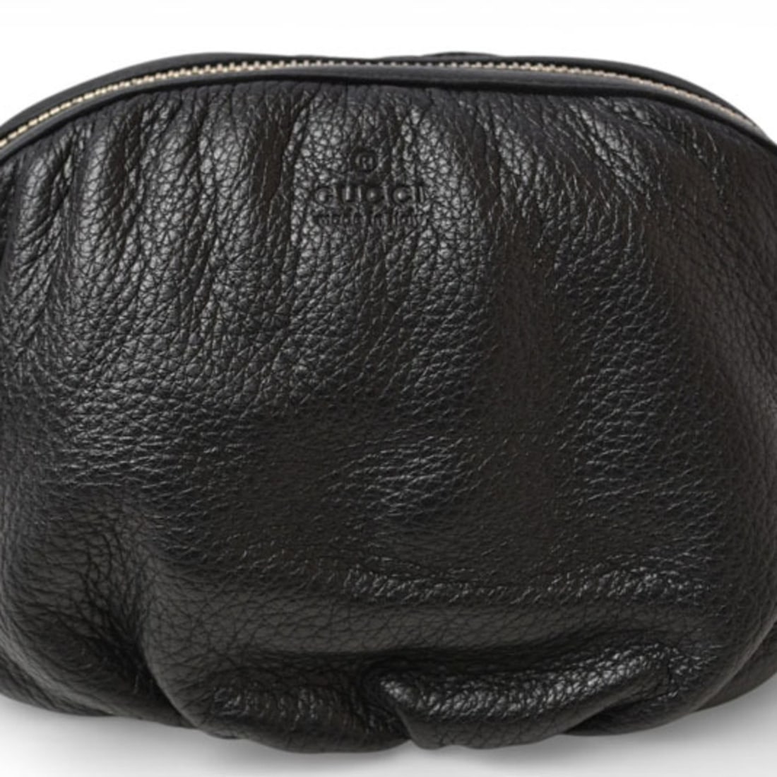 Gucci Pouch GUCCI Bamboo Leather Black 246175 (1 of 11)
