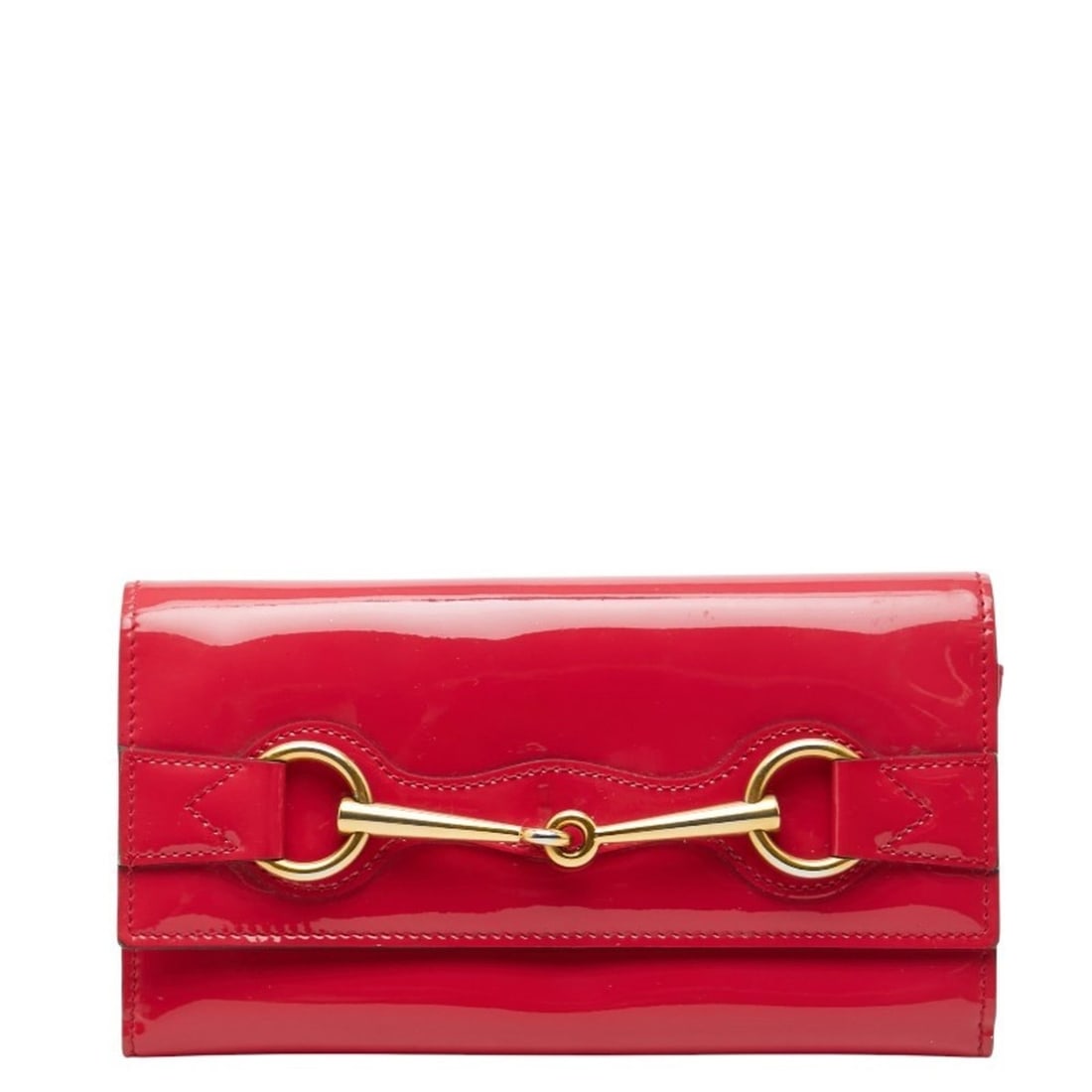 Gucci Horsebit Long Wallet 317734 Pink Patent Leather Women's GUCCI (1 of 17)