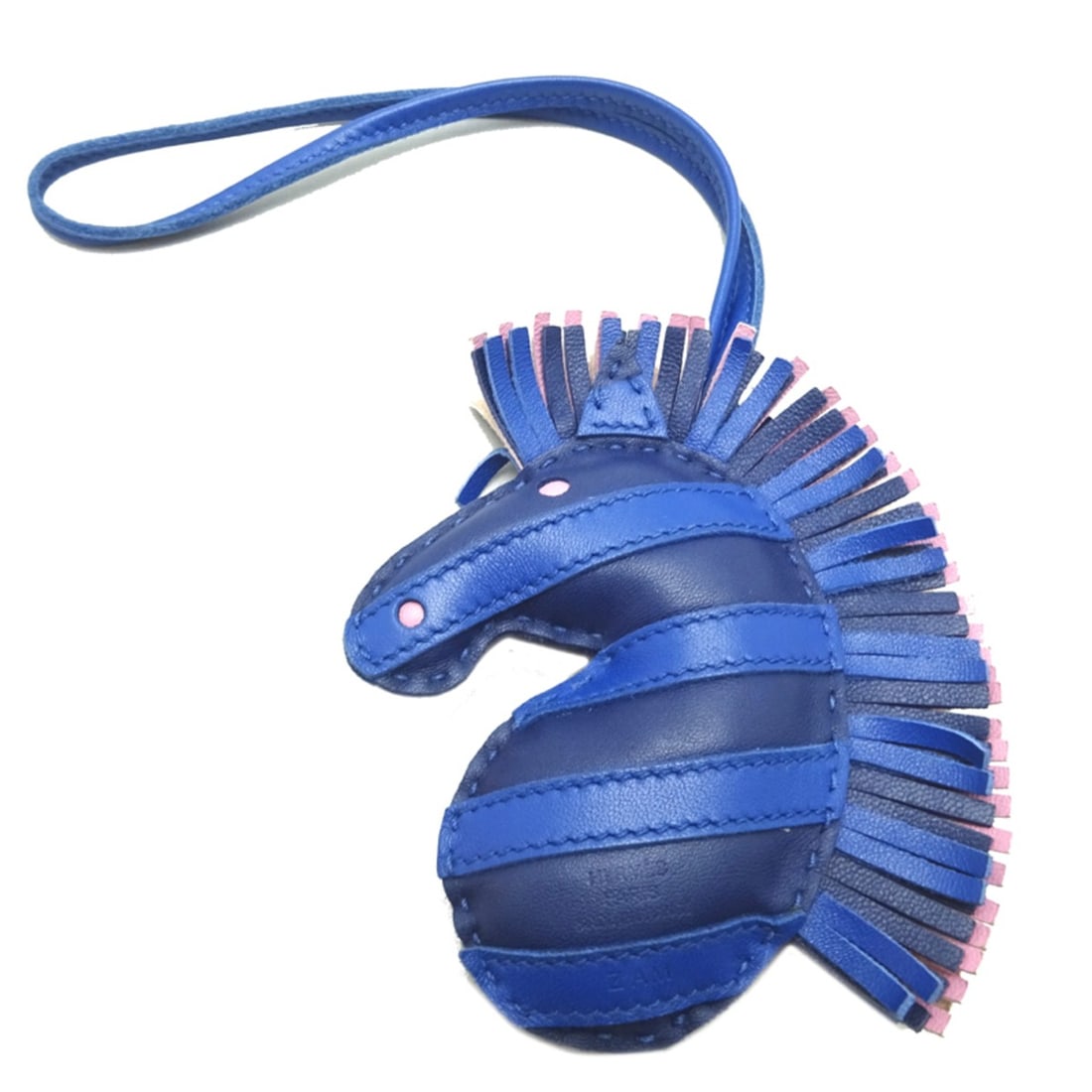 Hermes Hermès Z-stamped Savannah Charm, 2021, Women's/Men's, Anneu Milo, Blue Sapphire (Navy): --- Catalog ---Category: SizeSize (HxWxD): 85.00mm x 100.00mm / 3.35'' x 3.94''Category: DesignColor: Blue, Navy, PinkGender: Men,WomenMaterial: Agneau MiloCategory: GeneralBrand: HermesCountry of Ori