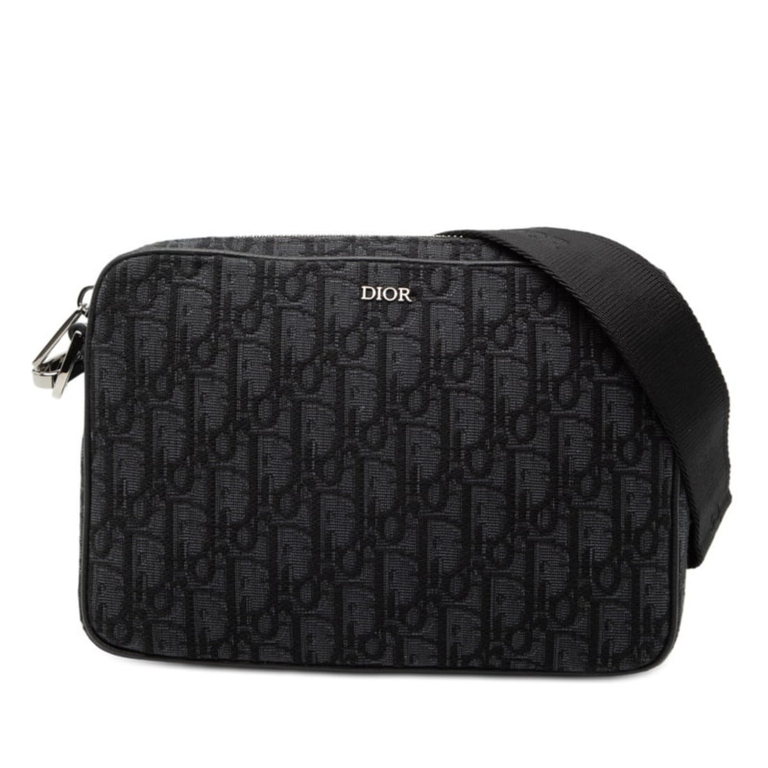 Christian Dior Dior Oblique Saddle Shoulder Bag in Black Canvas and Leather for Women: --- Catalog ---Category: SizeSize (HxWxD): 16cm x 23cm x 4cm / 6.29'' x 9.05'' x 1.57''Category: DesignType: Shoulder bagColor: BlackGender: WomenMaterial: Canvas , Leather Category: GeneralBrand: