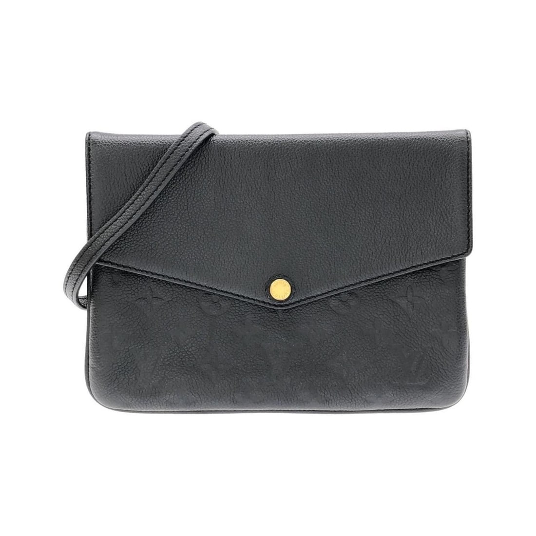 Louis Vuitton Monogram Empreinte Twice M50258 Shoulder Bag: --- Catalog ---Category: SizeSize (HxWxD): 17cm x 23cm x 4cm / 6.69'' x 9.05'' x 1.57''Category: DesignType: Shoulder bagColor: BlackGender: Women,MenMaterial: Leather Leather/Fur Type: