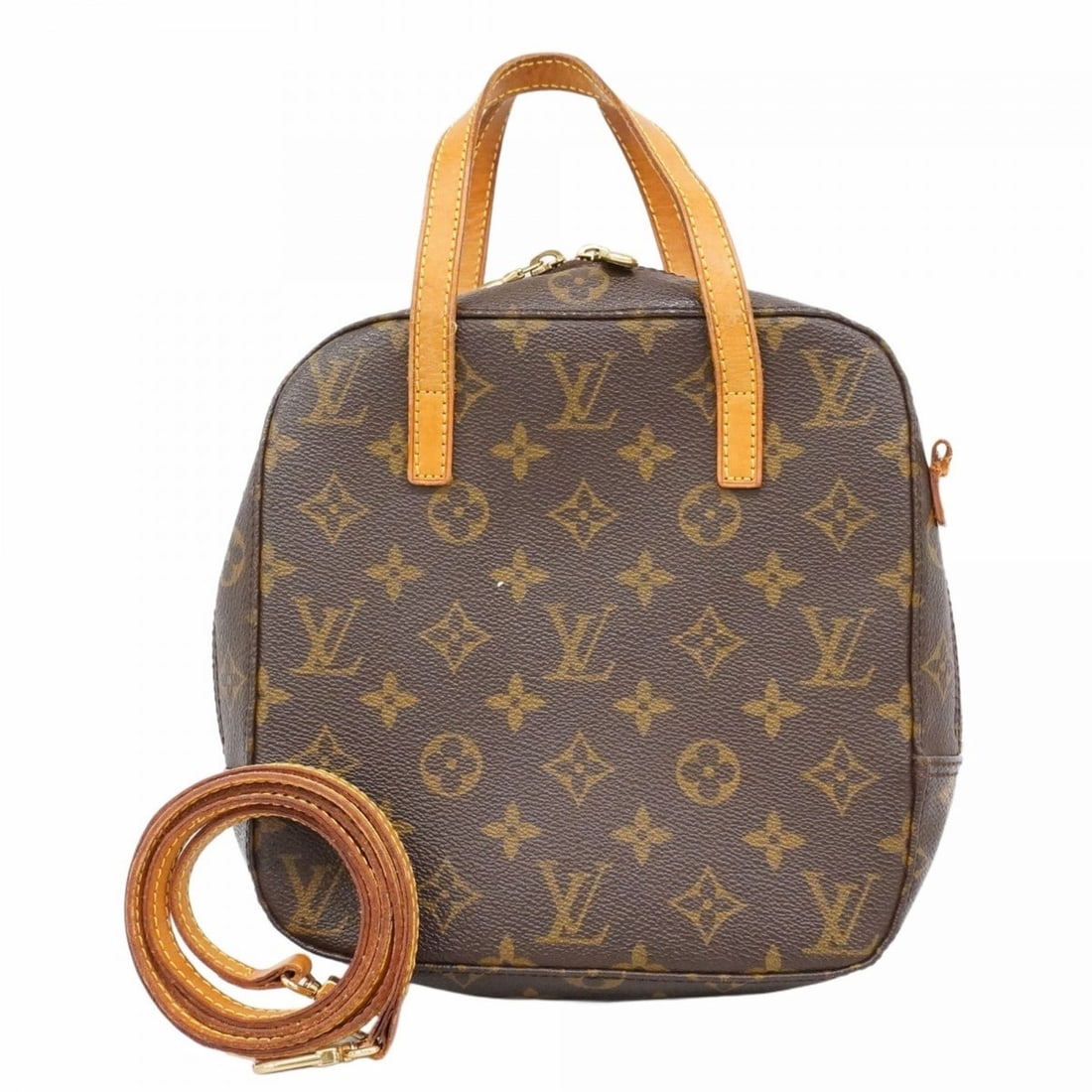 Louis Vuitton Monogram Spontini Handbag M47500 Brown 2-Way Bag for Women: --- Catalog ---Category: SizeSize (HxWxD): 20cm x 20cm x 8cm / 7.87'' x 7.87'' x 3.14''Category: DesignType: HandbagColor: BrownGender: WomenCategory: GeneralMPN: M47500Brand: Louis Vuitton--- Item