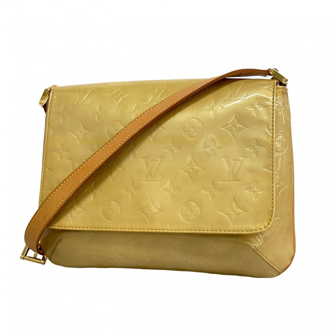 Louis Vuitton Vernis Thompson Street Shoulder Bag M91008 Beige Women's: --- Catalog ---Category: SizeSize (HxWxD): 21.5cm x 26cm x 4.5cm / 8.46'' x 10.23'' x 1.77''Category: DesignType: Shoulder bagColor: BeigeGender: WomenCategory: GeneralMPN: M91008Brand: Louis Vuitton-